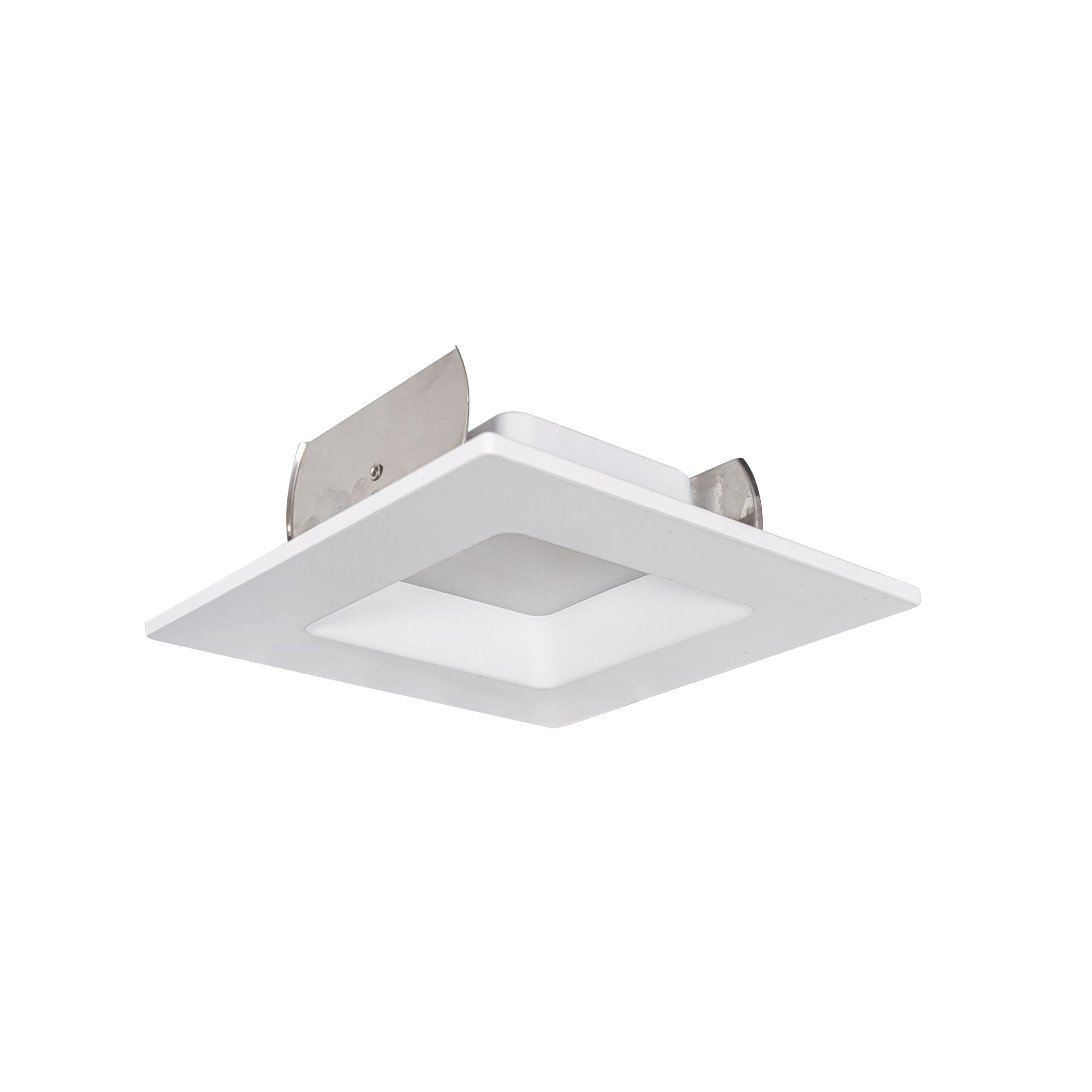 Nora Lighting NOXAC - 43640WW/HL 4" AC Onyx Square LED Retrofit Reflector, 1000lm / 14.5W, 4000K, White Finish - Sonic Electric