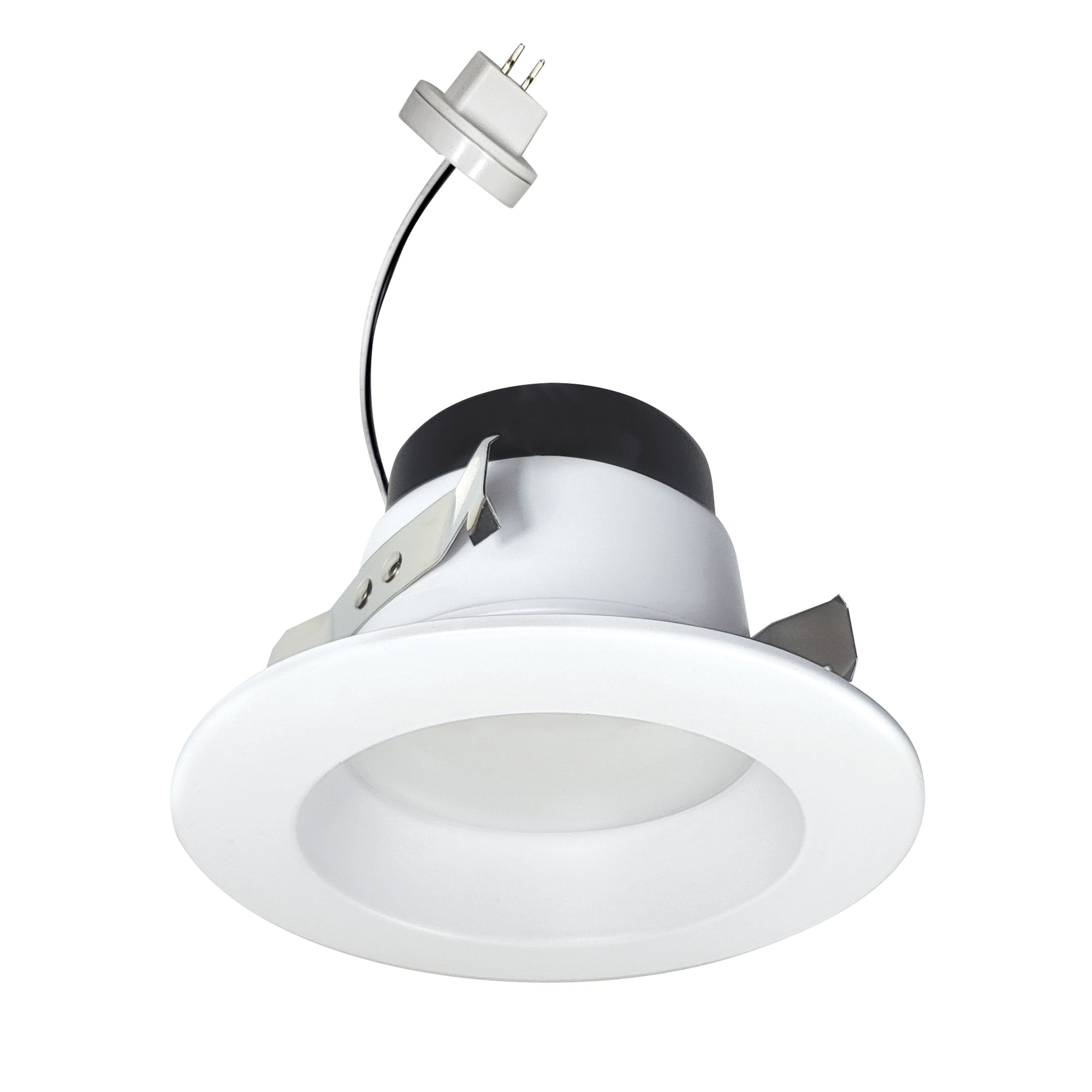 Nora Lighting NOXLV - 4R1TWWW 4" Onyx 12Vac Retrofit Reflector, 800lm / 11W, Selectable CCT, White Finish - Sonic Electric