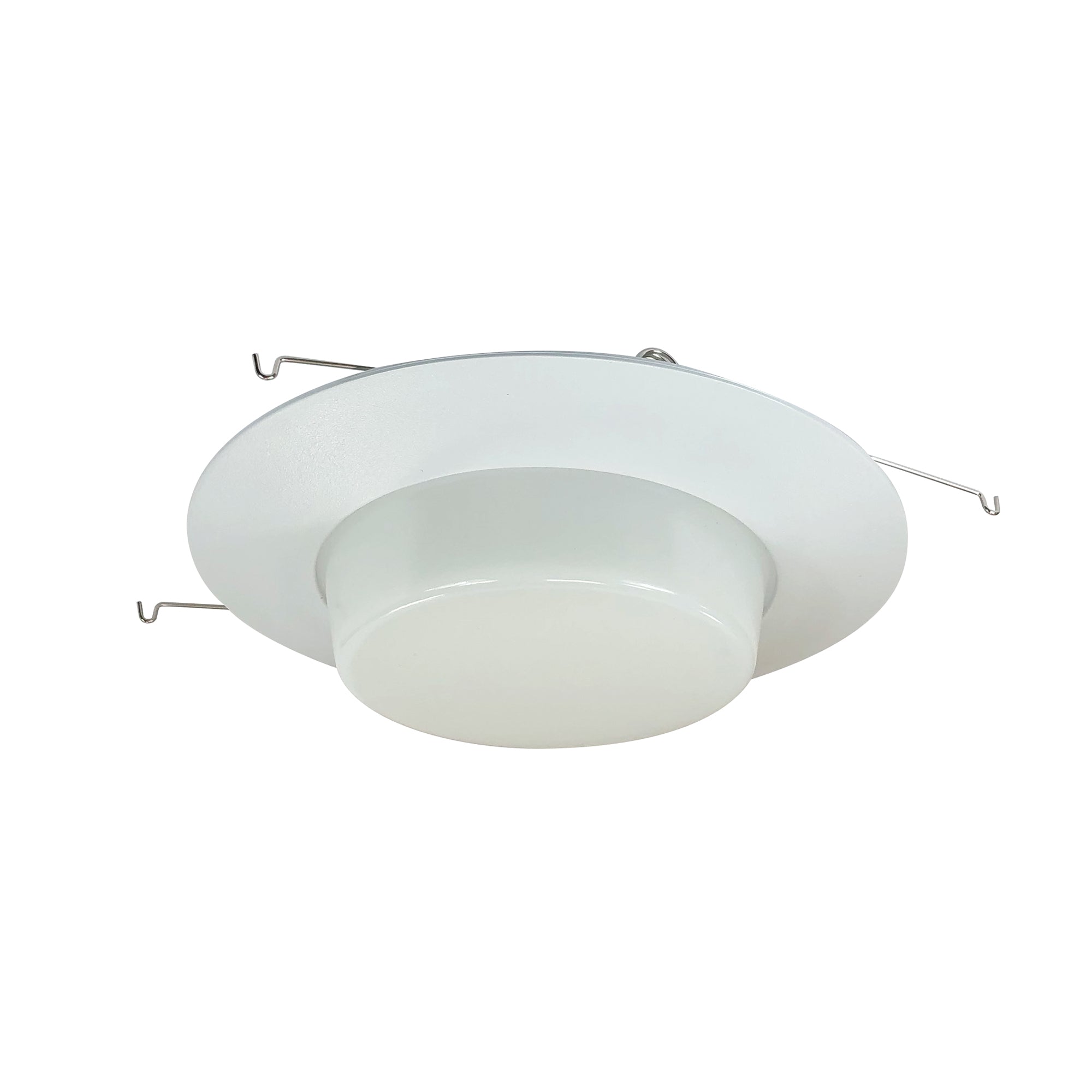 Nora Lighting NP - 24 6" Drop Opal Lens w/ Plastic Trim, White - Sonic Electric
