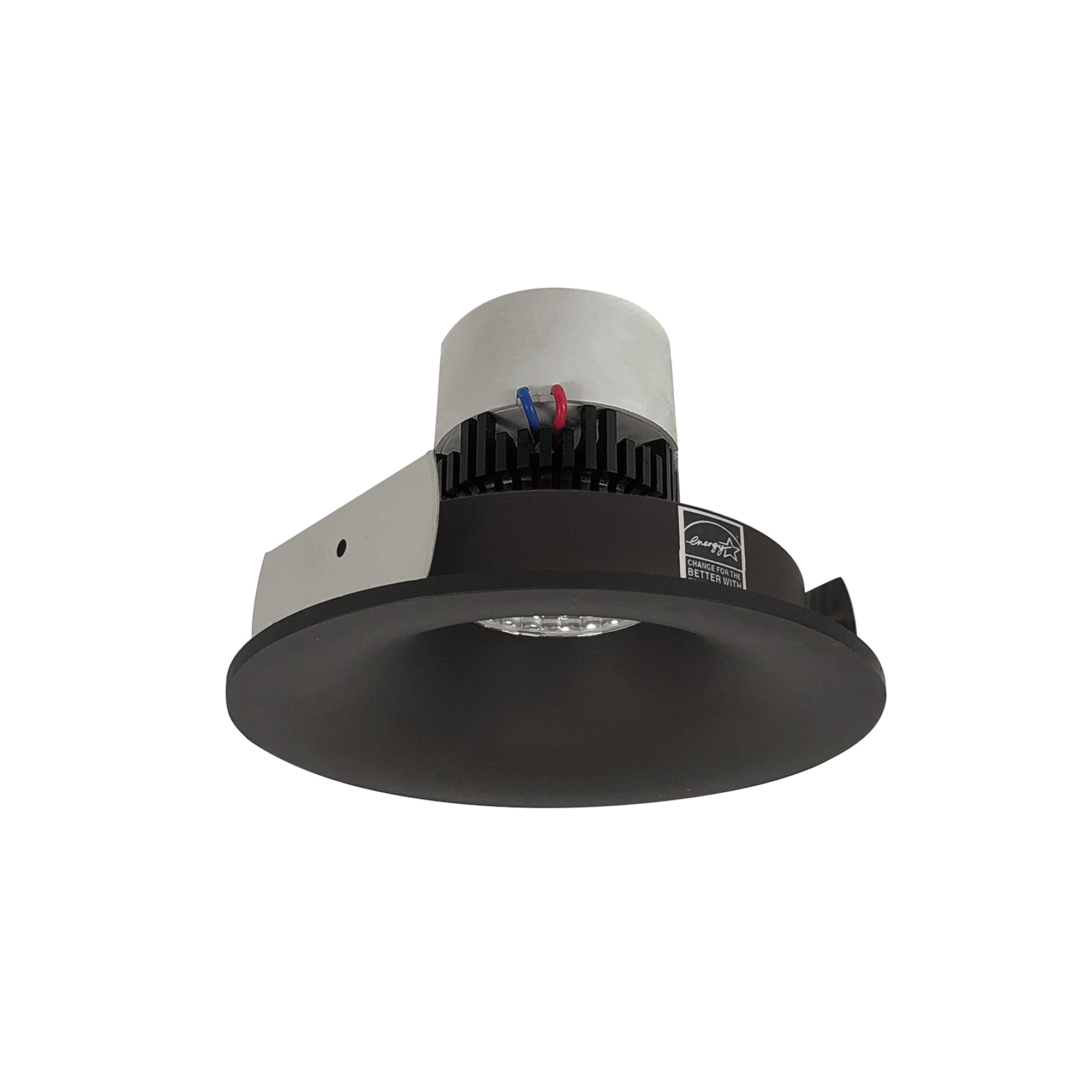 Nora Lighting NPR - 4RNB30XBZ 4" Pearl LED Round Bullnose Retrofit, 1000lm / 12W, 3000K, Bronze Finish - Sonic Electric