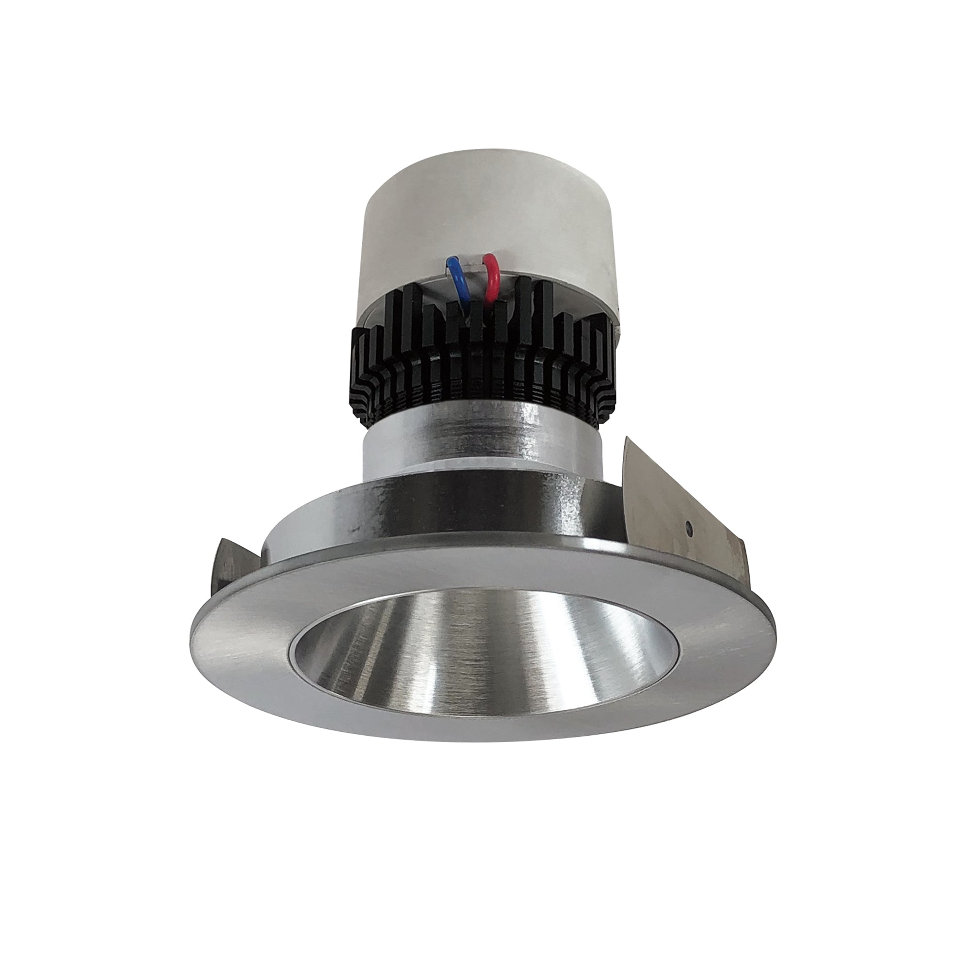 Nora Lighting NPR - 4RNDCCDXNN 4" Pearl LED Round Retrofit Reflector, 800lm / 12W, Comfort Dim, Natural Metal Reflector / Natural Metal Flange - Sonic Electric