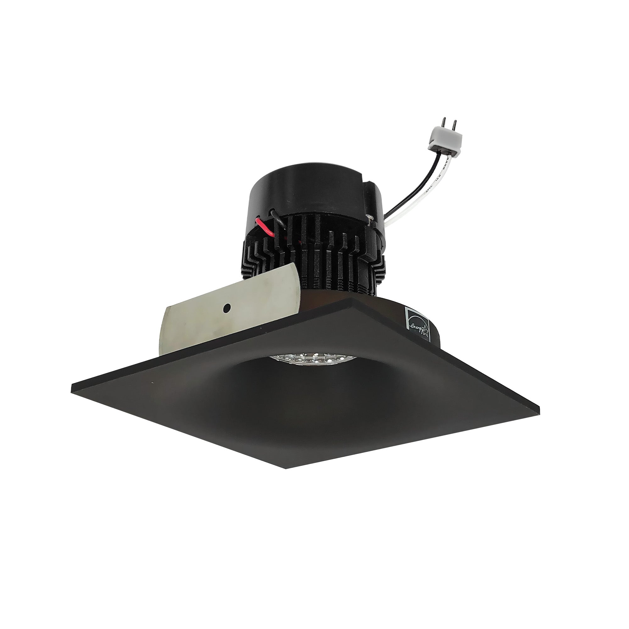 Nora Lighting NPRLV - 4SNBCDXBZ 4" Pearl Low Voltage LED Square Bullnose Retrofit, 950lm / 11W, Comfort Dim, Bronze Finish - Sonic Electric