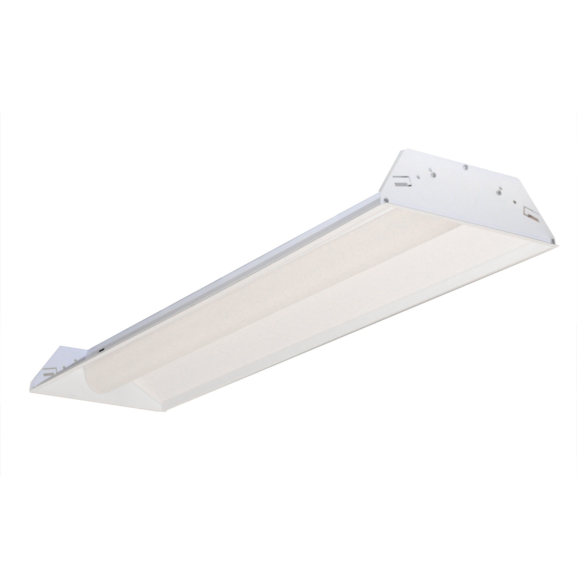 Nora Lighting NPTCB - E14/30AW 1x4 LED Center Basket Troffer, 3000K, White - Sonic Electric