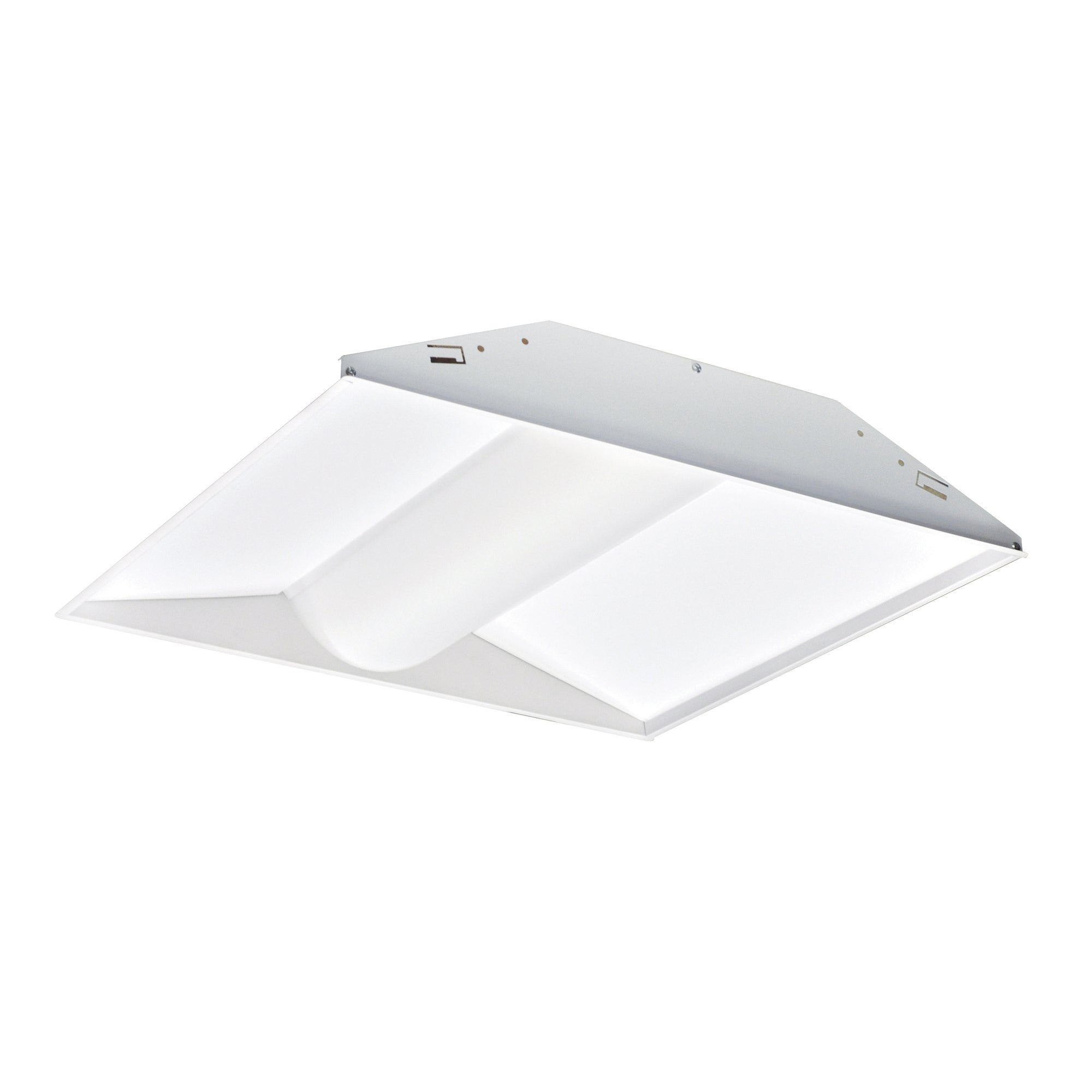 Nora Lighting NPTCB - E22/40AWEM 2x2 LED Center Basket Troffer, 36W, 4000K, White, w/ EM Battery - Sonic Electric