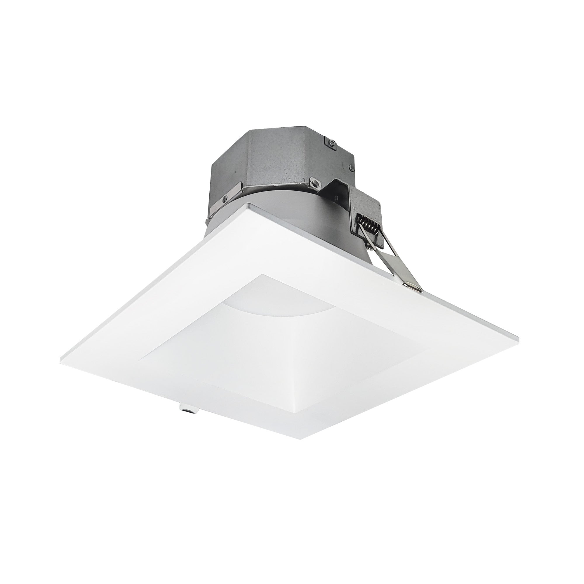 Nora Lighting NQZ2 - 86TWTW - MPW 8" Quartz Square Tunable White / Tunable Wattage Recessed LED Downlight, Matte Powder White - Sonic Electric