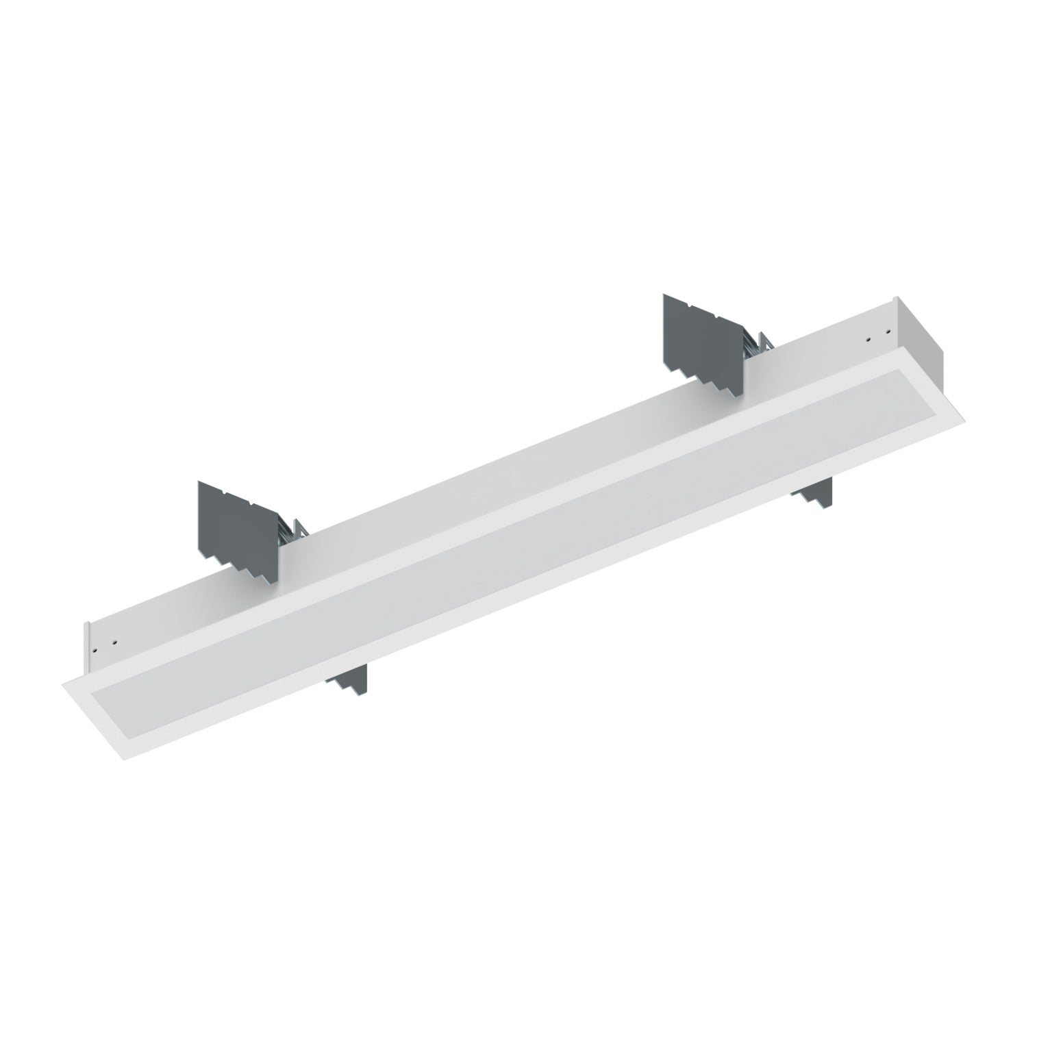 Nora Lighting NRLIN - 21030W 2' L - Line LED Recessed Linear, 2100lm / 3000K, White Finish - Sonic Electric