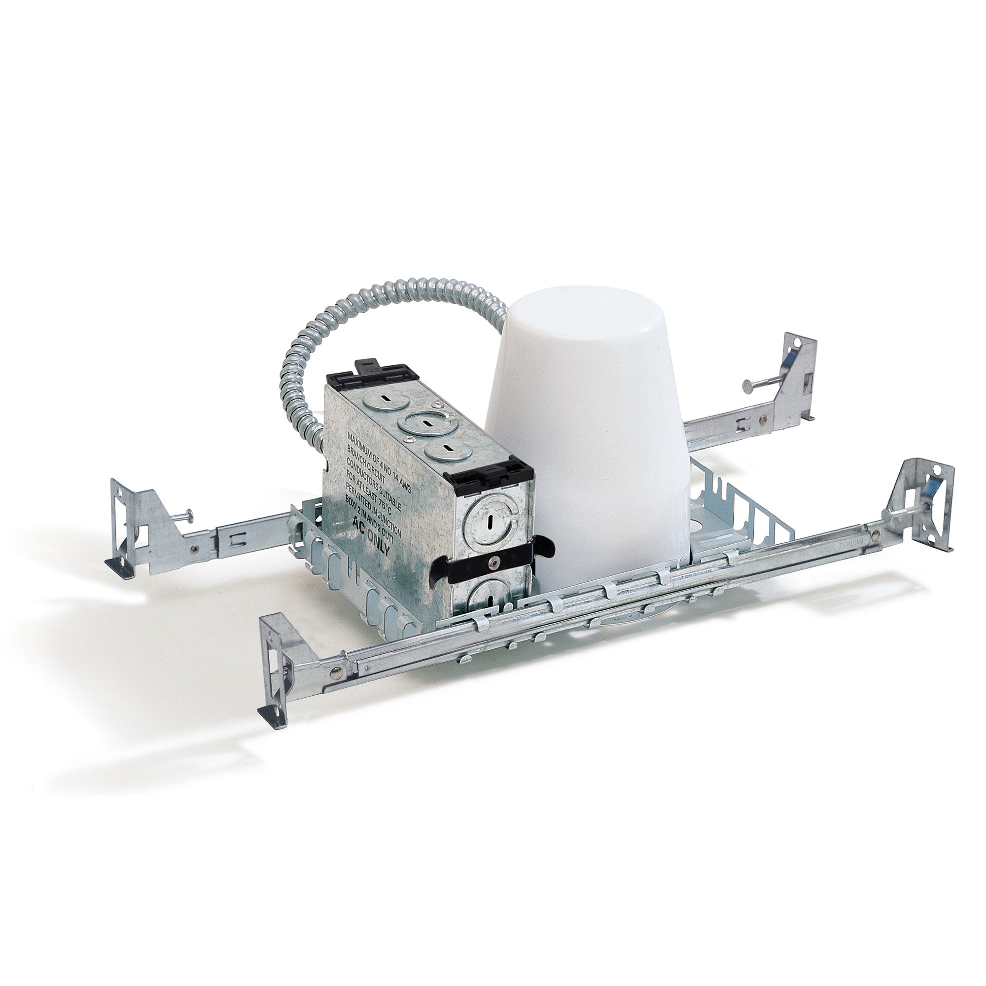 Nora Lighting NS - 401QAT/IC 4" Line Voltage IC AT New Construction Housing - Sonic Electric