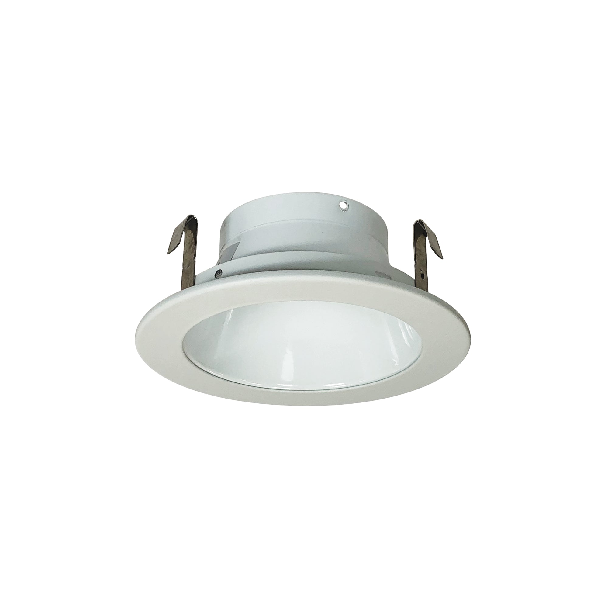 Nora Lighting NS - 46 4" Specular White Reflector w/ White Metal Trim - Sonic Electric