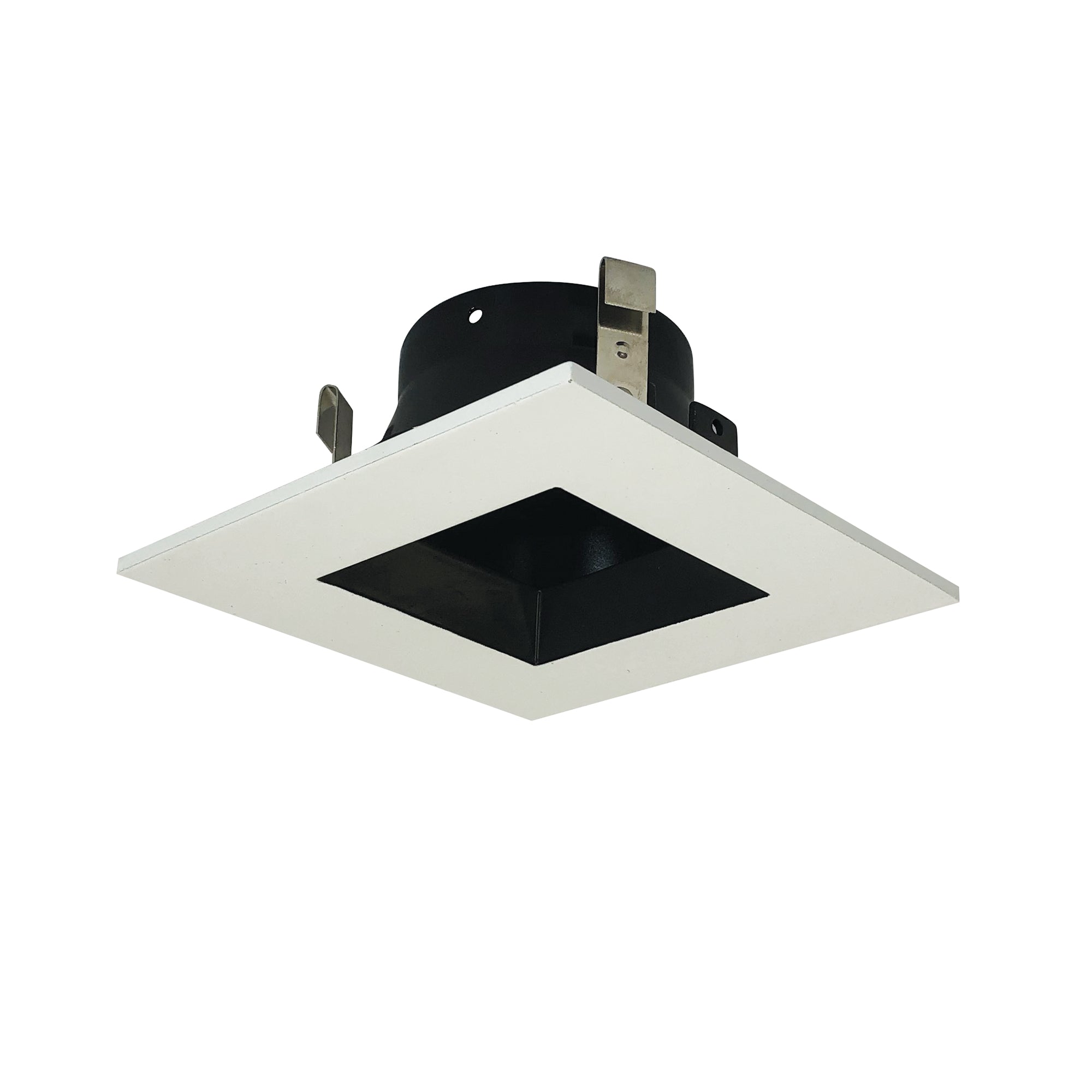 Nora Lighting NS - 4857BBW 4"SQTRM REGRESS,BLK REF,BLK/WH - Sonic Electric