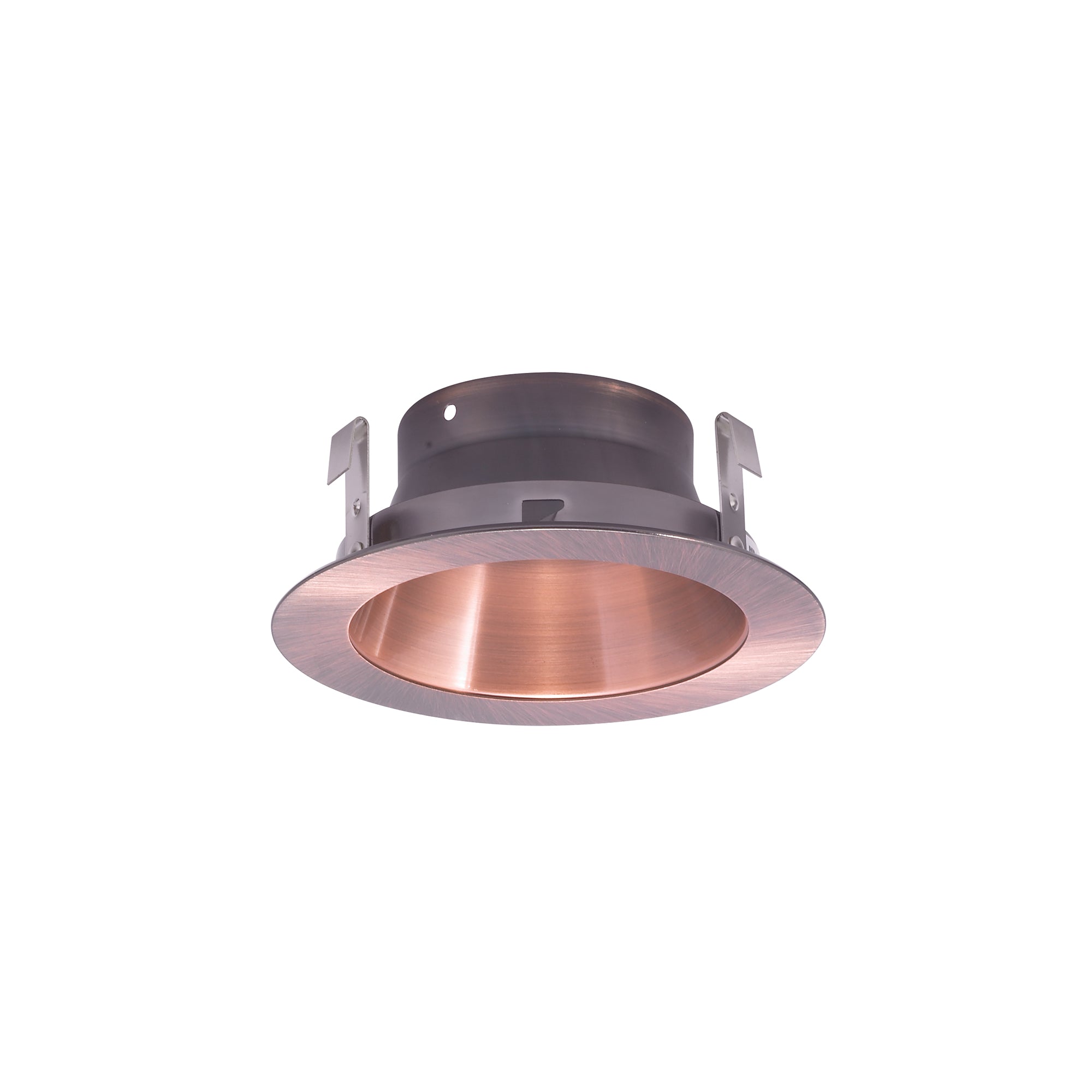 Nora Lighting NS - 53 4" Reflector Trim w/ Metal Ring, Copper - Sonic Electric