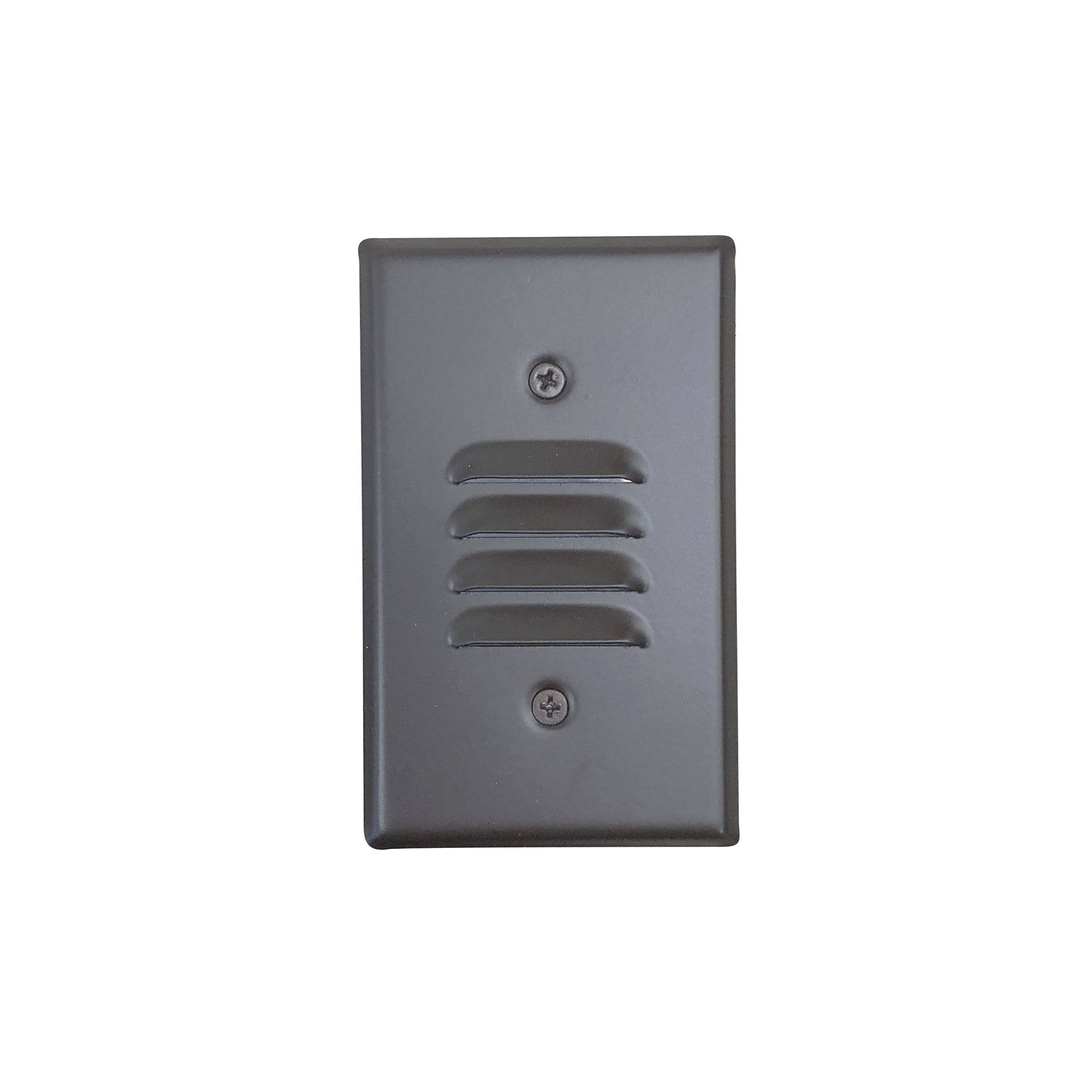 Nora Lighting NSW - 6619BZ Mini LED Step Light w/ Horizontal & Vertical Louver Face Plates, 1W, 90+ CRI, 2700K, Bronze, 120V Non - Dimming - Sonic Electric
