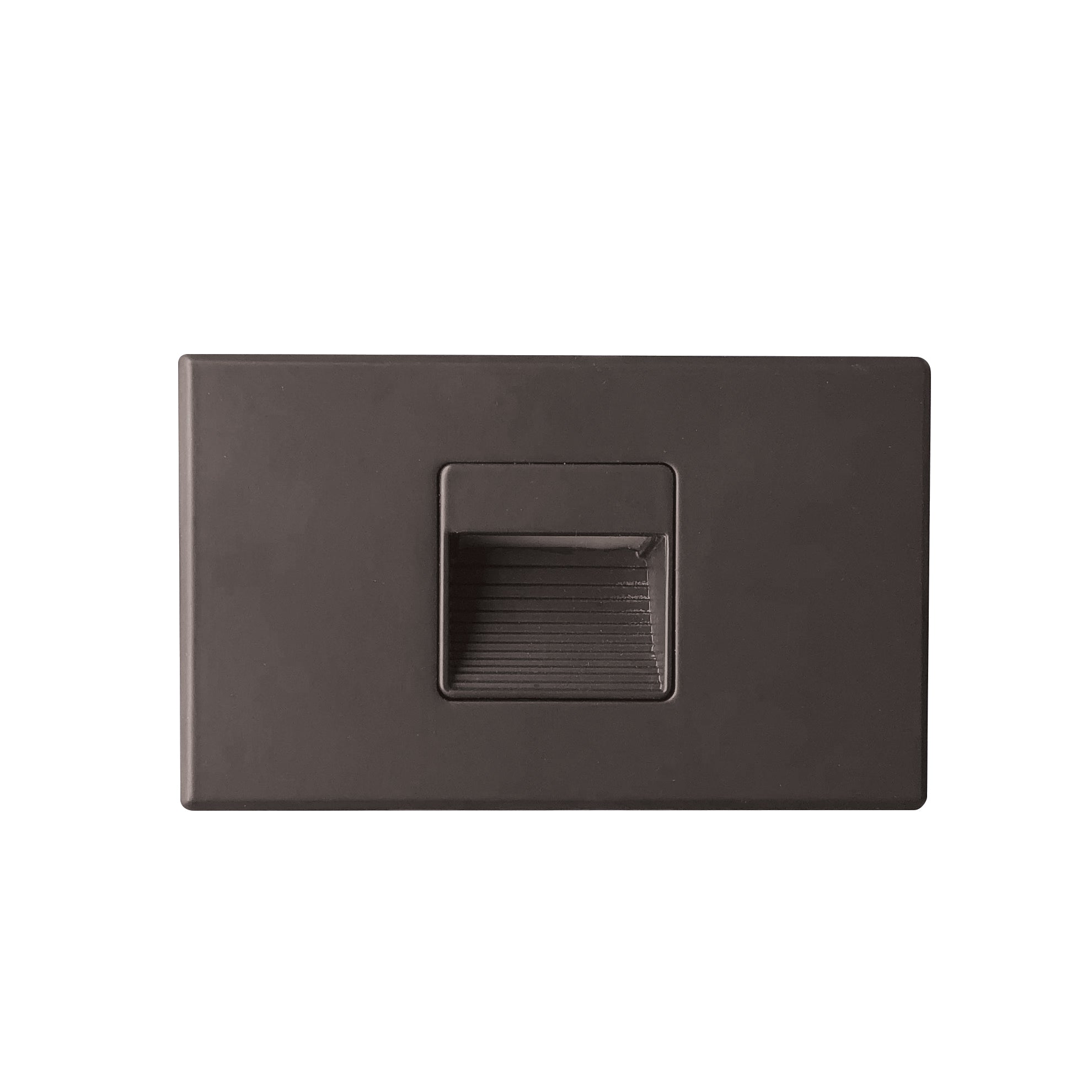 Nora Lighting NSW - 720/40DBZ Ari LED Step Light w/ Interchangeable Horizontal and Vertical Face Plates, 47lm / 2.5W, 4000K, Deep Bronze Finish - Sonic Electric