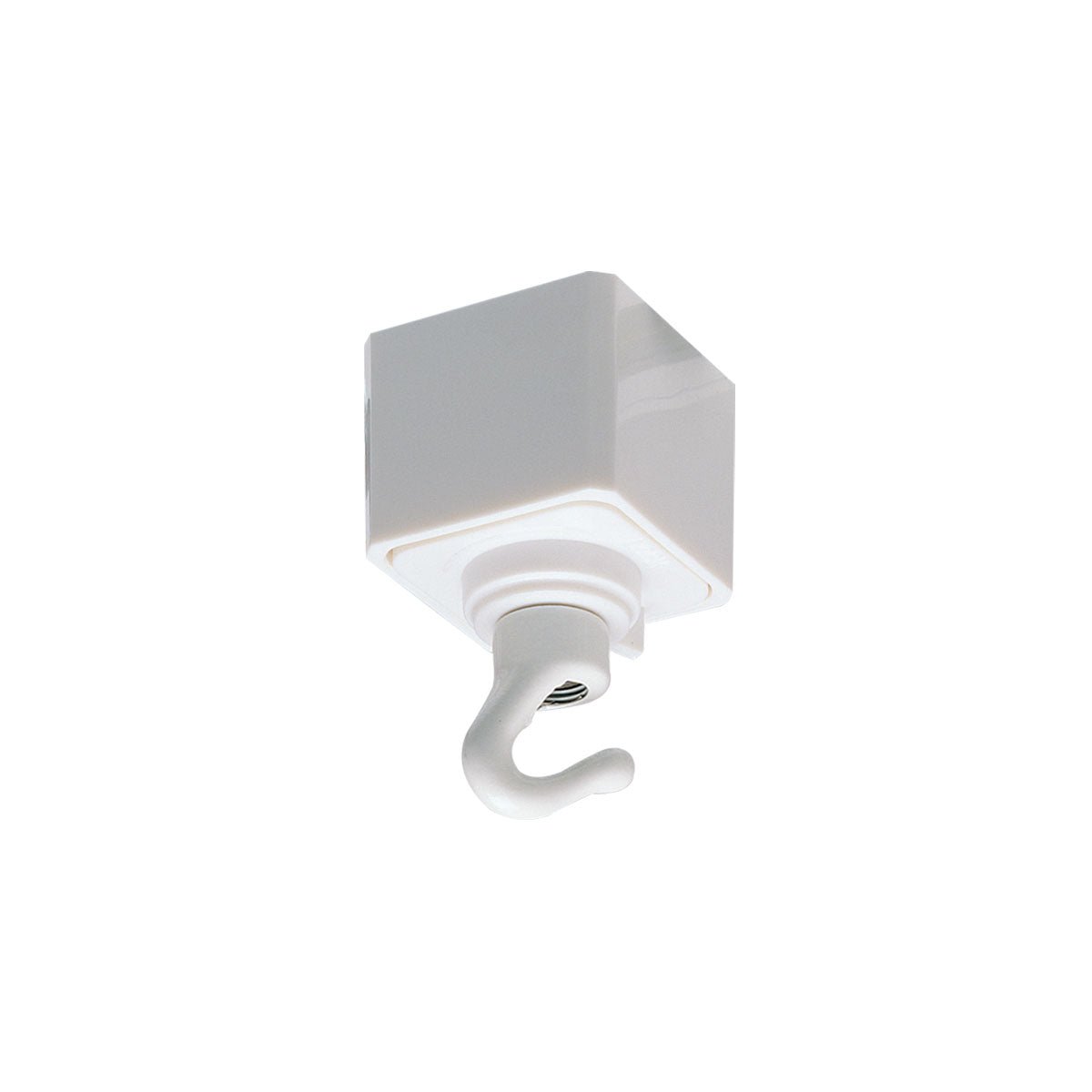 Nora Lighting NT - 308W/J Utility Hook for Track, J - Style, White Finish - Sonic Electric