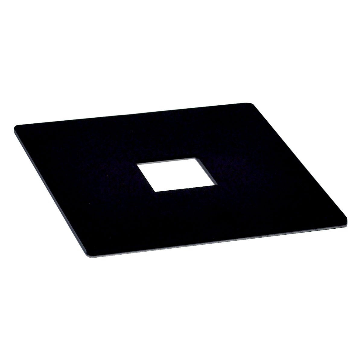 Nora Lighting NT - 320B Outlet Box Cover, Black Finish - Sonic Electric