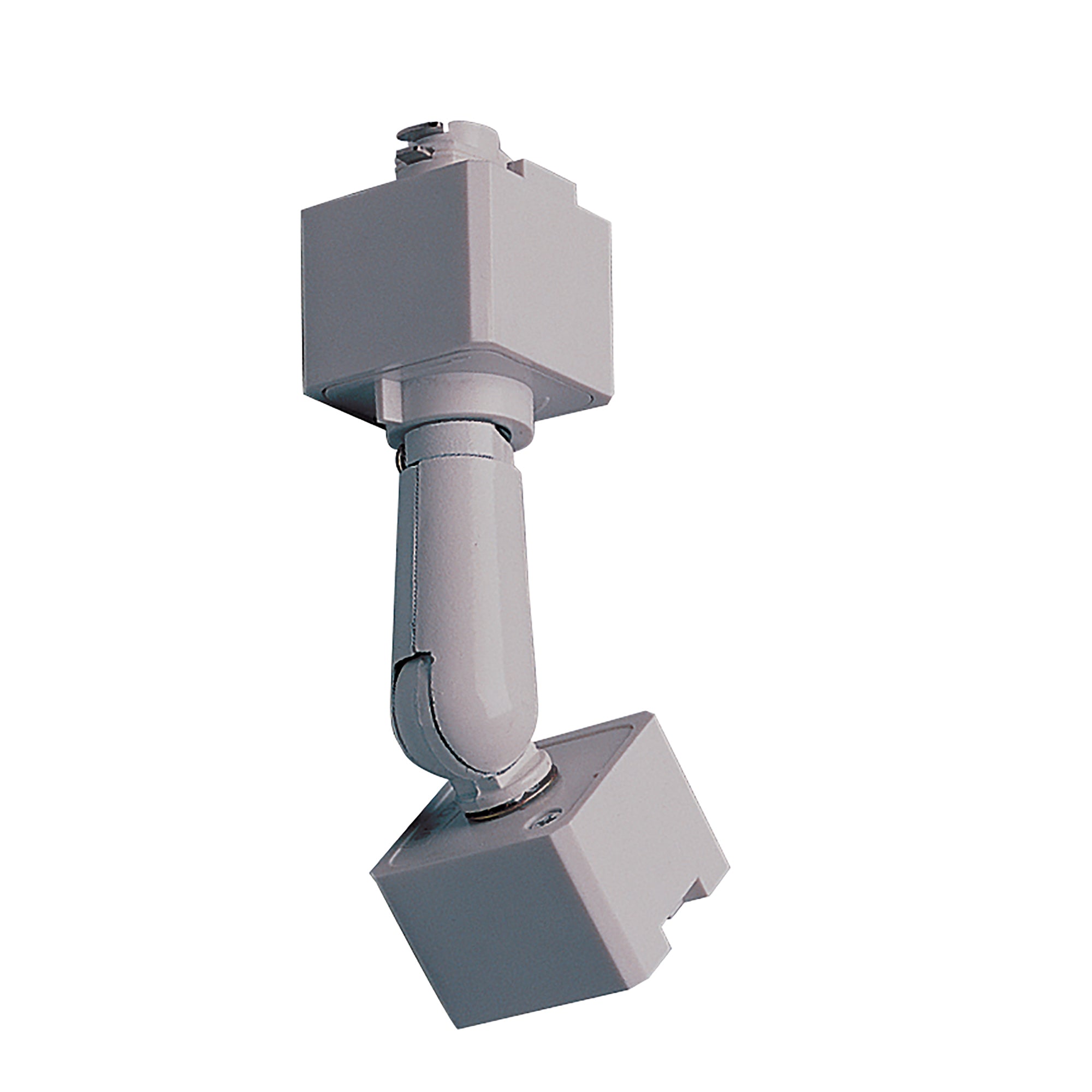 Nora Lighting NT - 333S Sloped Track Head Adapter for H - Style Track Systems, Silver Finish - Sonic Electric