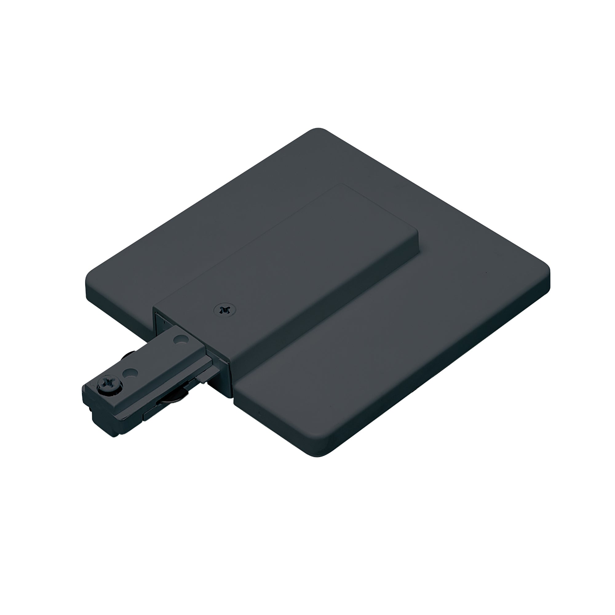 Nora Lighting NT - 352B Live End Feed w/ Canopy, One - Circuit Track, Black Finish - Sonic Electric