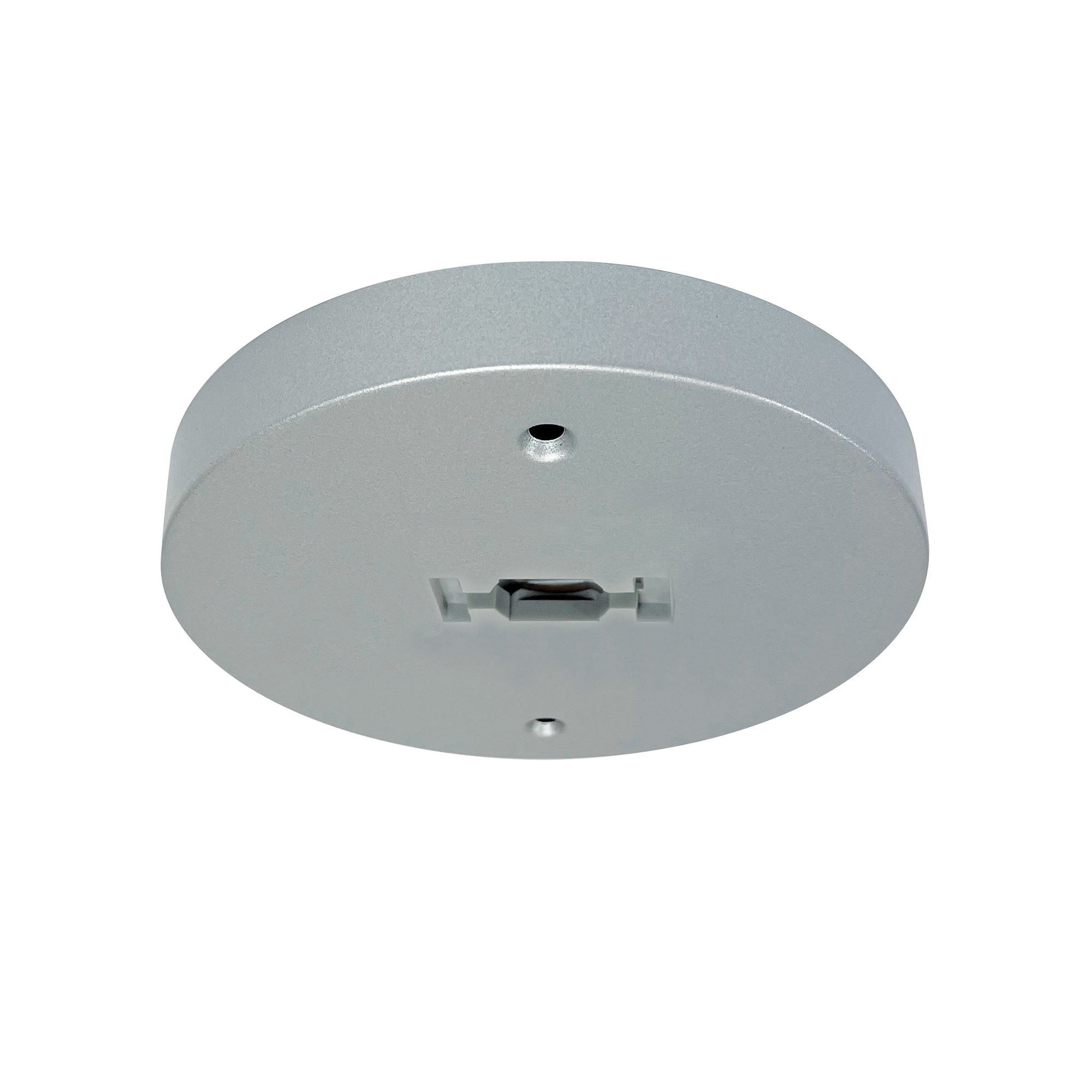 Nora Lighting NT - 366S Round Monopoint Canopy for Line Voltage Track Heads, Silver Finish - Sonic Electric