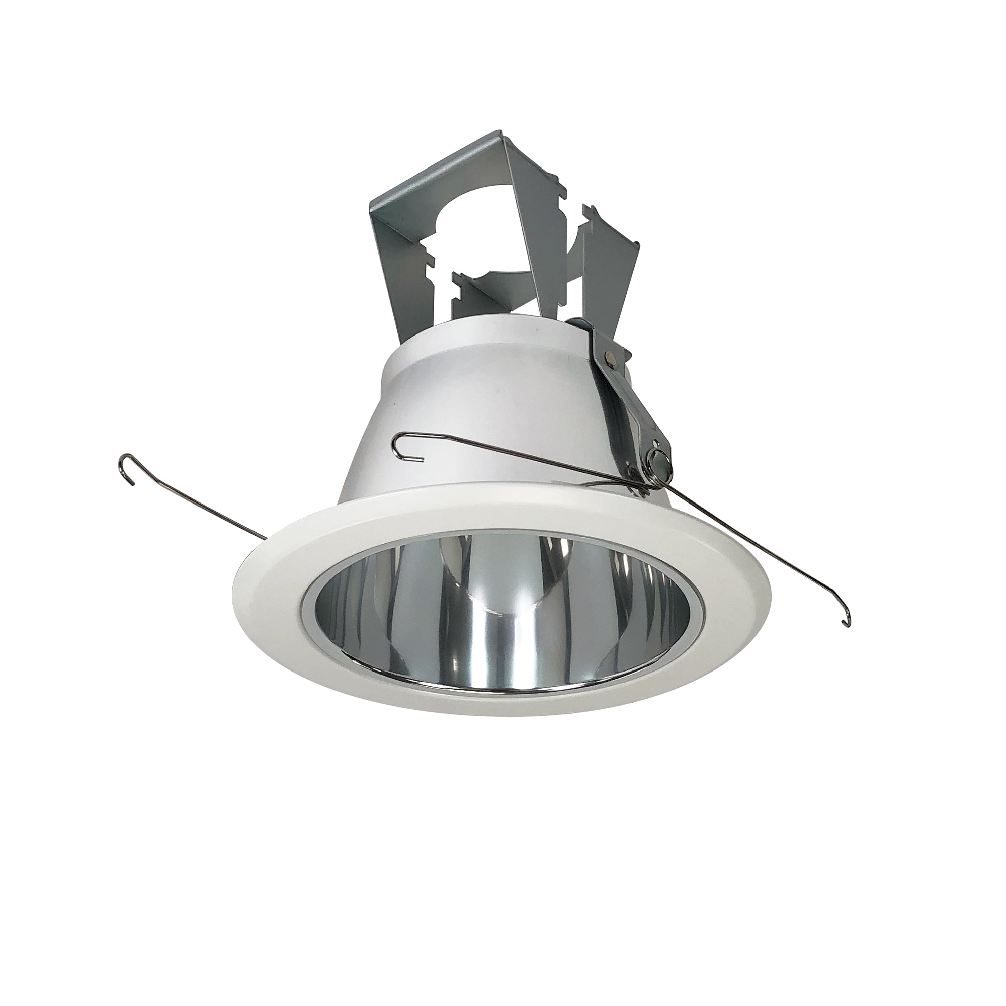 Nora Lighting NT - 5020C 5" Specular Reflector w/ Metal Ring, Chrome/White - Sonic Electric