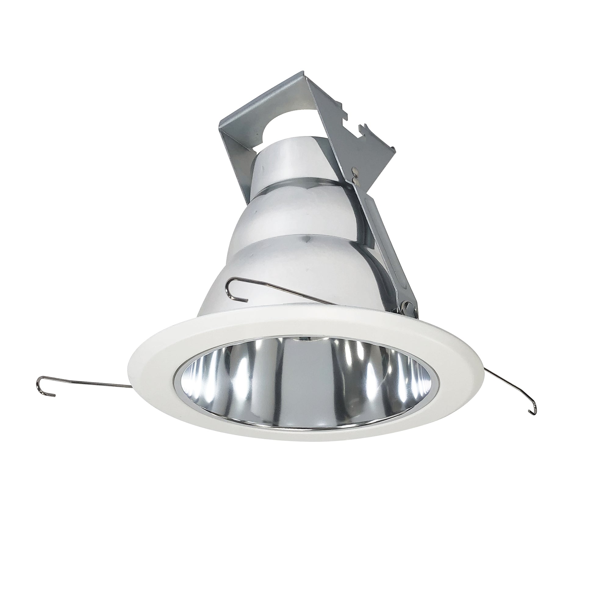 Nora Lighting NT - 5021C 5" Reflector Cone w/ Metal Ring, Chrome/White - Sonic Electric
