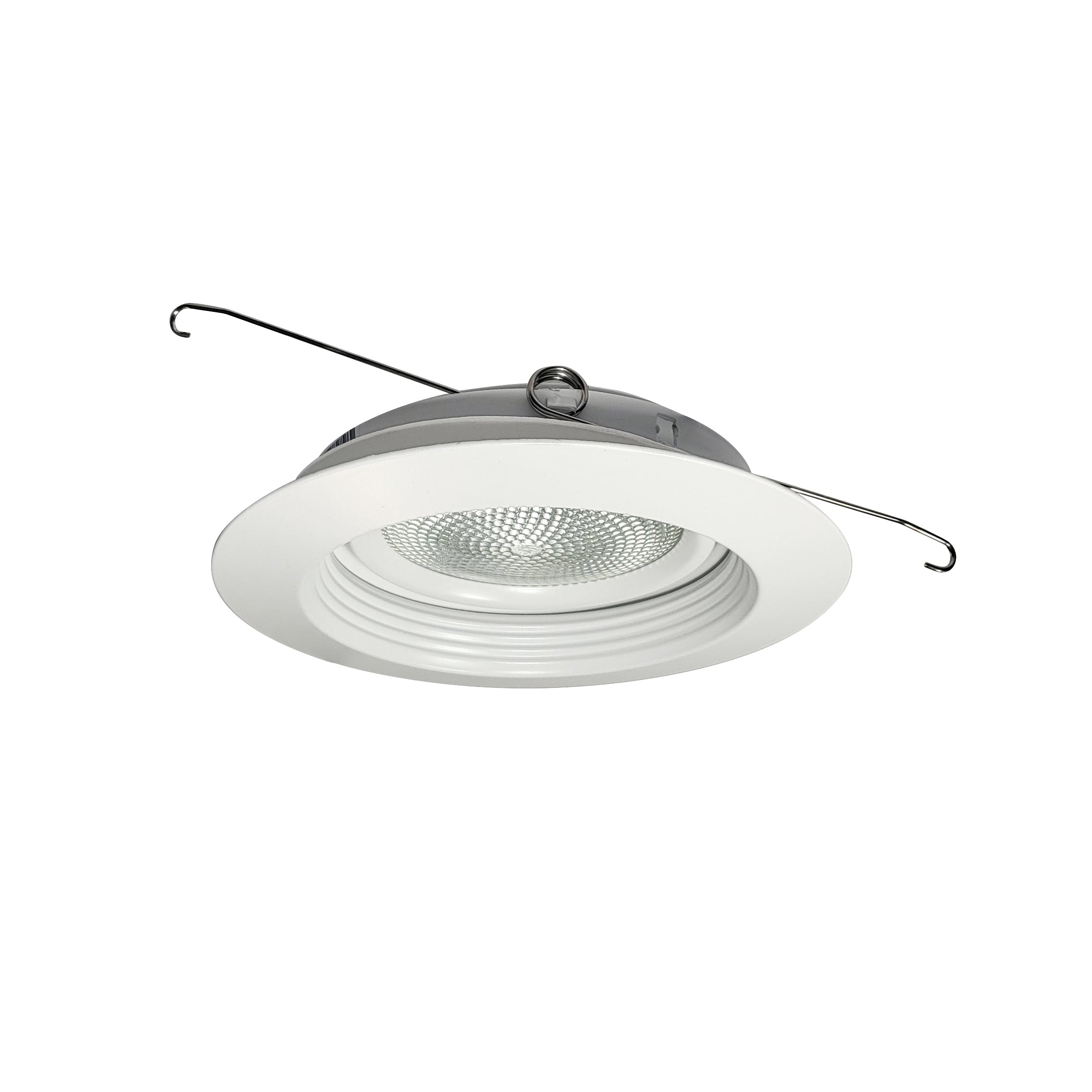 Nora Lighting NT - 5061W 5" Stepped Baffle w/ Adjustable Gimbal, White - Sonic Electric