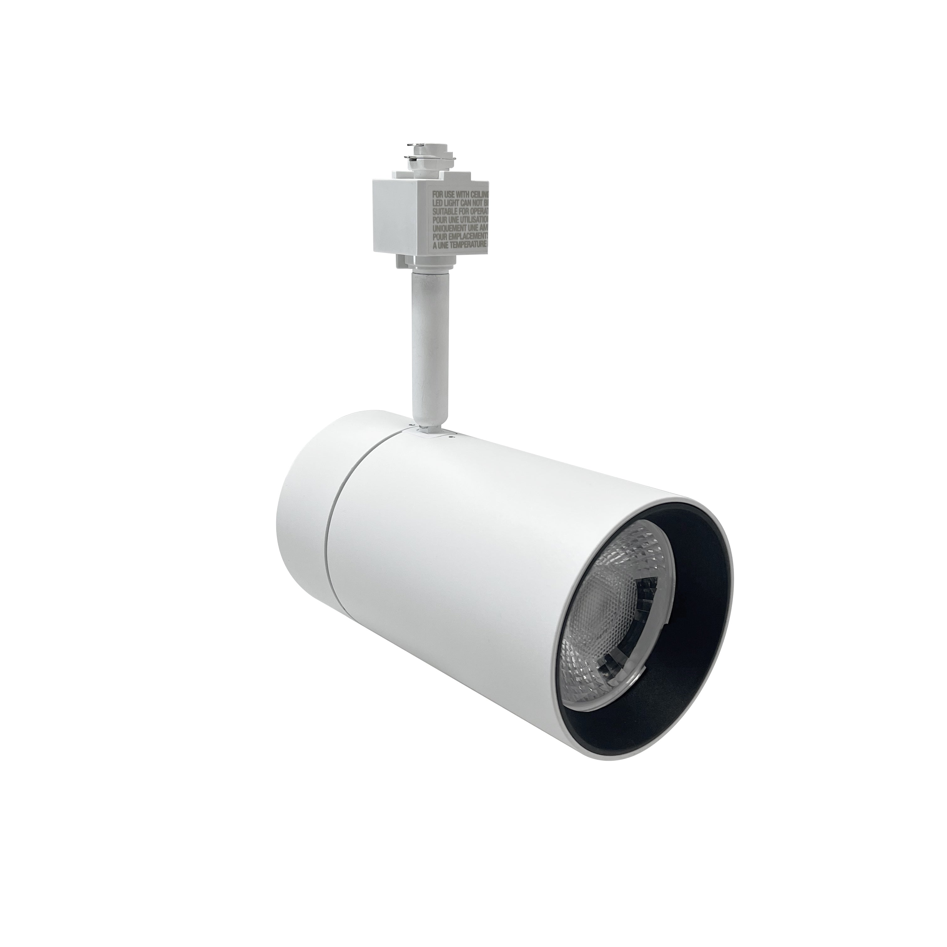 Nora Lighting NTE - 866L930SW/J MAX XL LED Track Head, 3650lm / 38W, 3000K, Spot Optic, White, J - Style - Sonic Electric