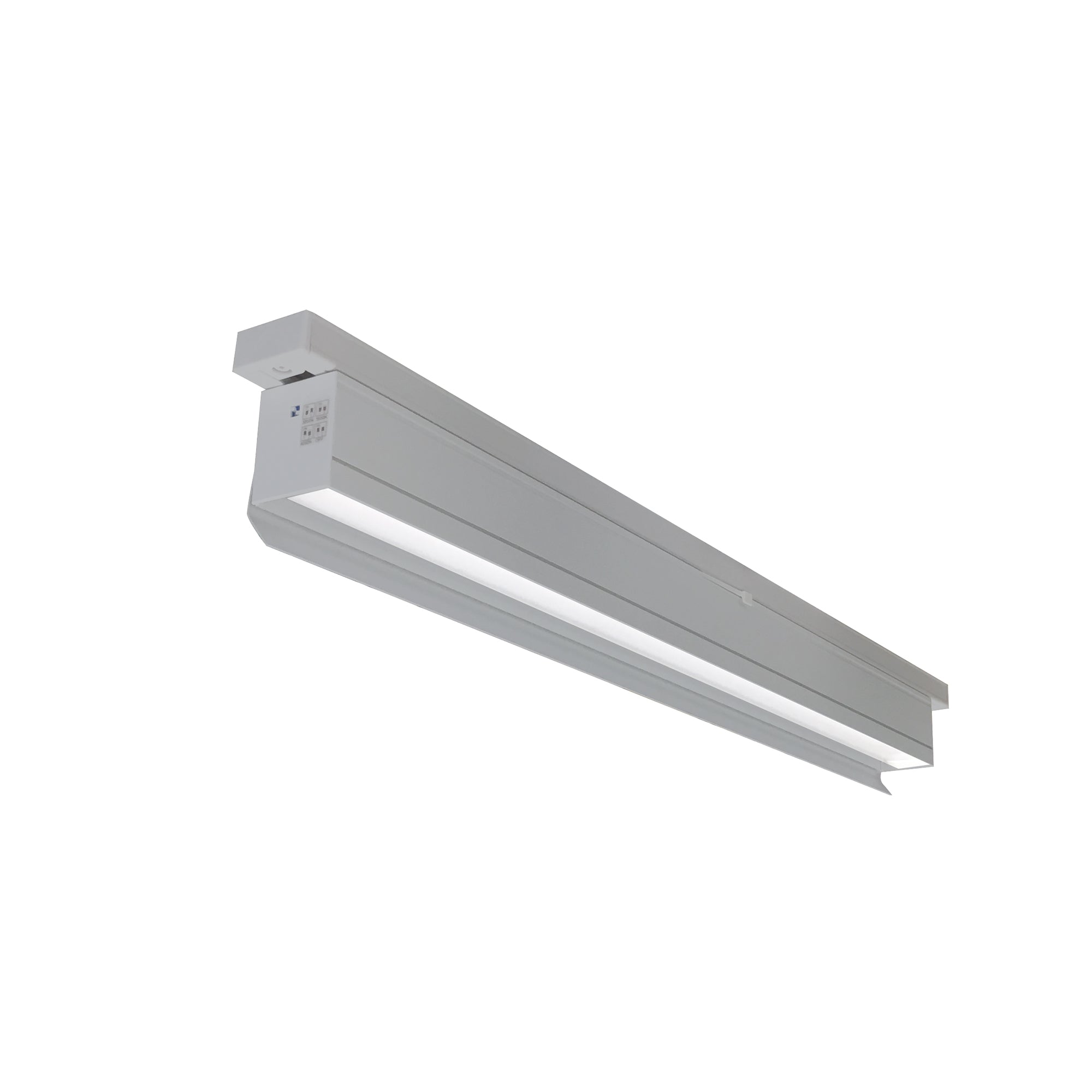 Nora Lighting NTE - LIN4VISS 4 - ft Visor for T - Line Linear LED Track Head, Silver - Sonic Electric
