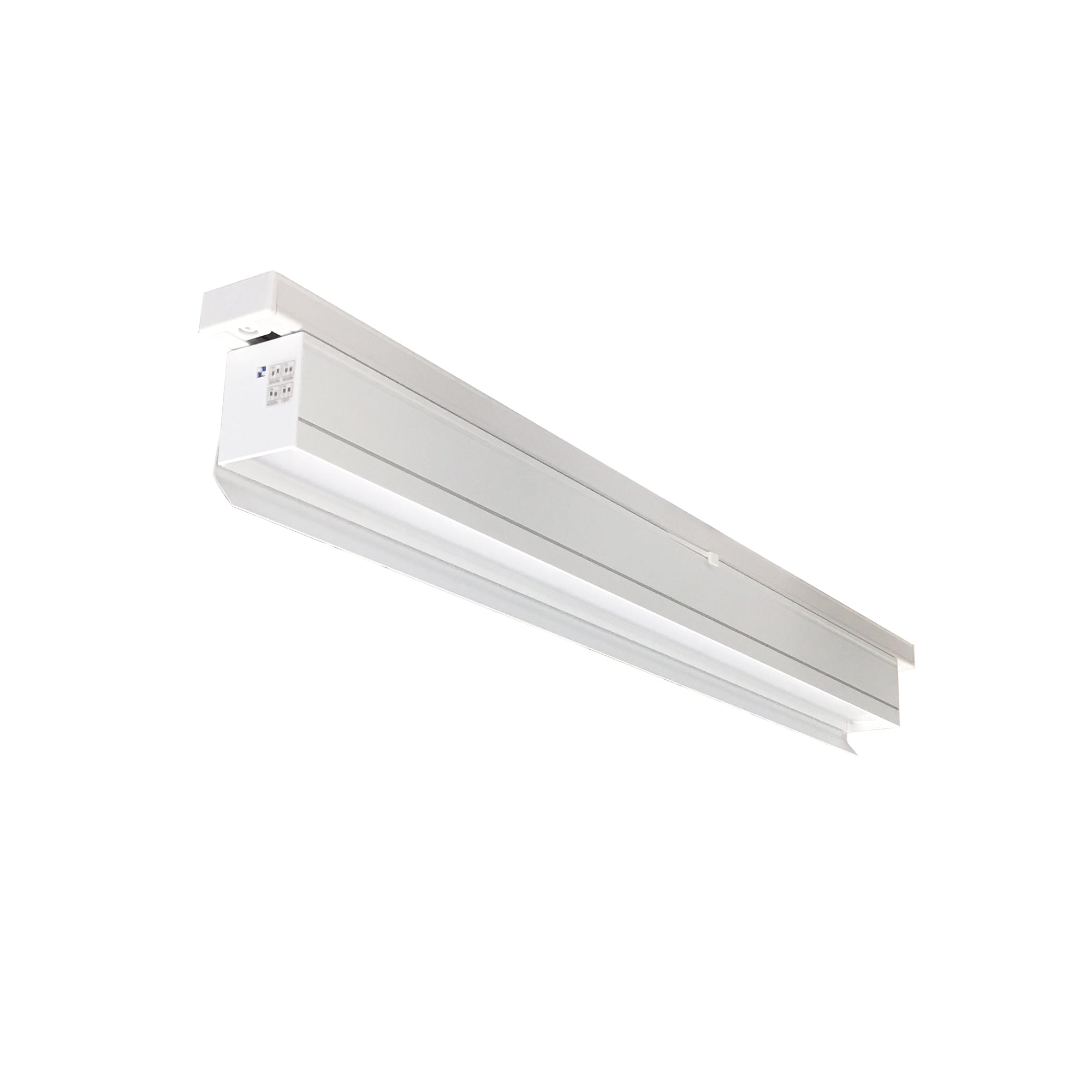 Nora Lighting NTE - LIN4VISW 4 - ft Visor for T - Line Linear LED Track Head, White - Sonic Electric