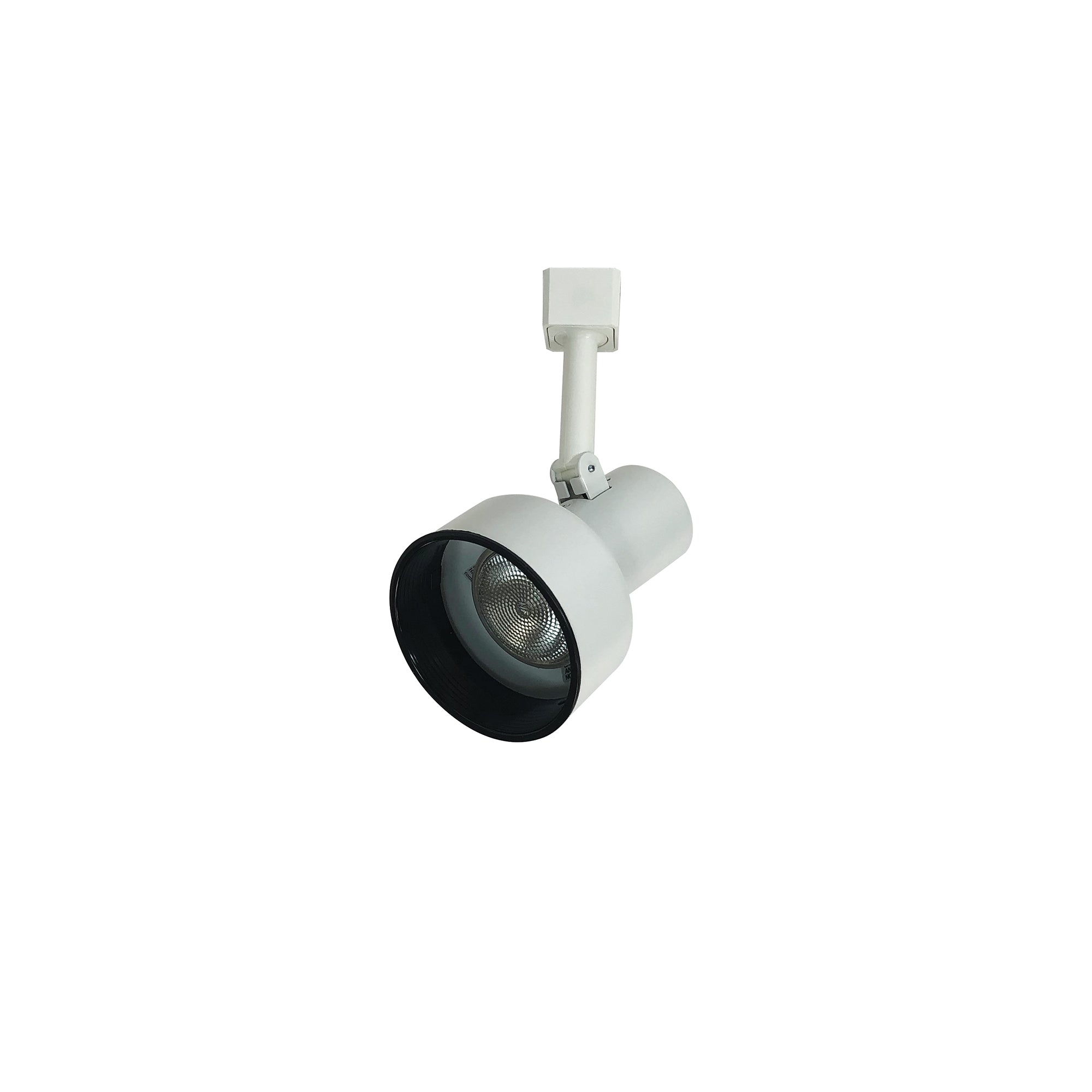 Nora Lighting NTH - 103W/A/J R20/PAR20 White Step Cylinder with Black Baffle, J - Style Adapter - Sonic Electric