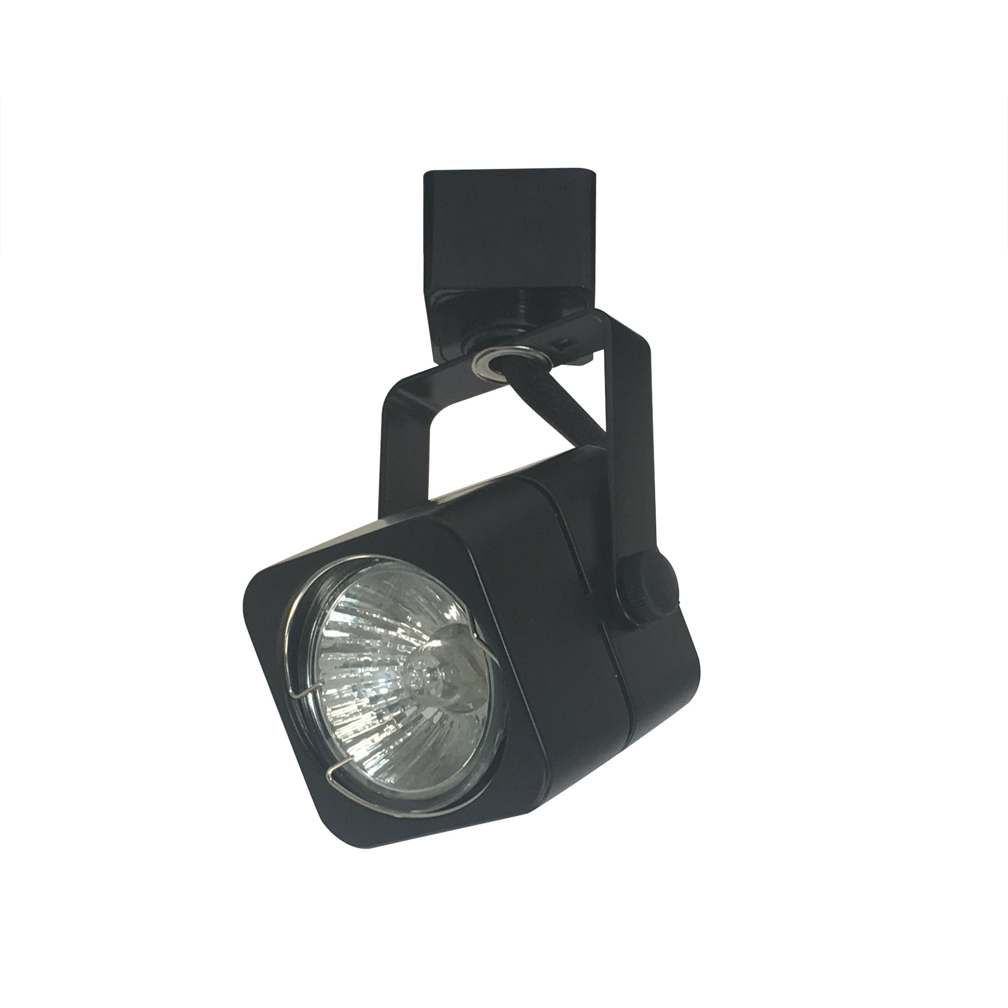Nora Lighting NTH - 682B/J CUBE W/O XFM W/J ADAPTER GU10 SOCKET BLACK - Sonic Electric