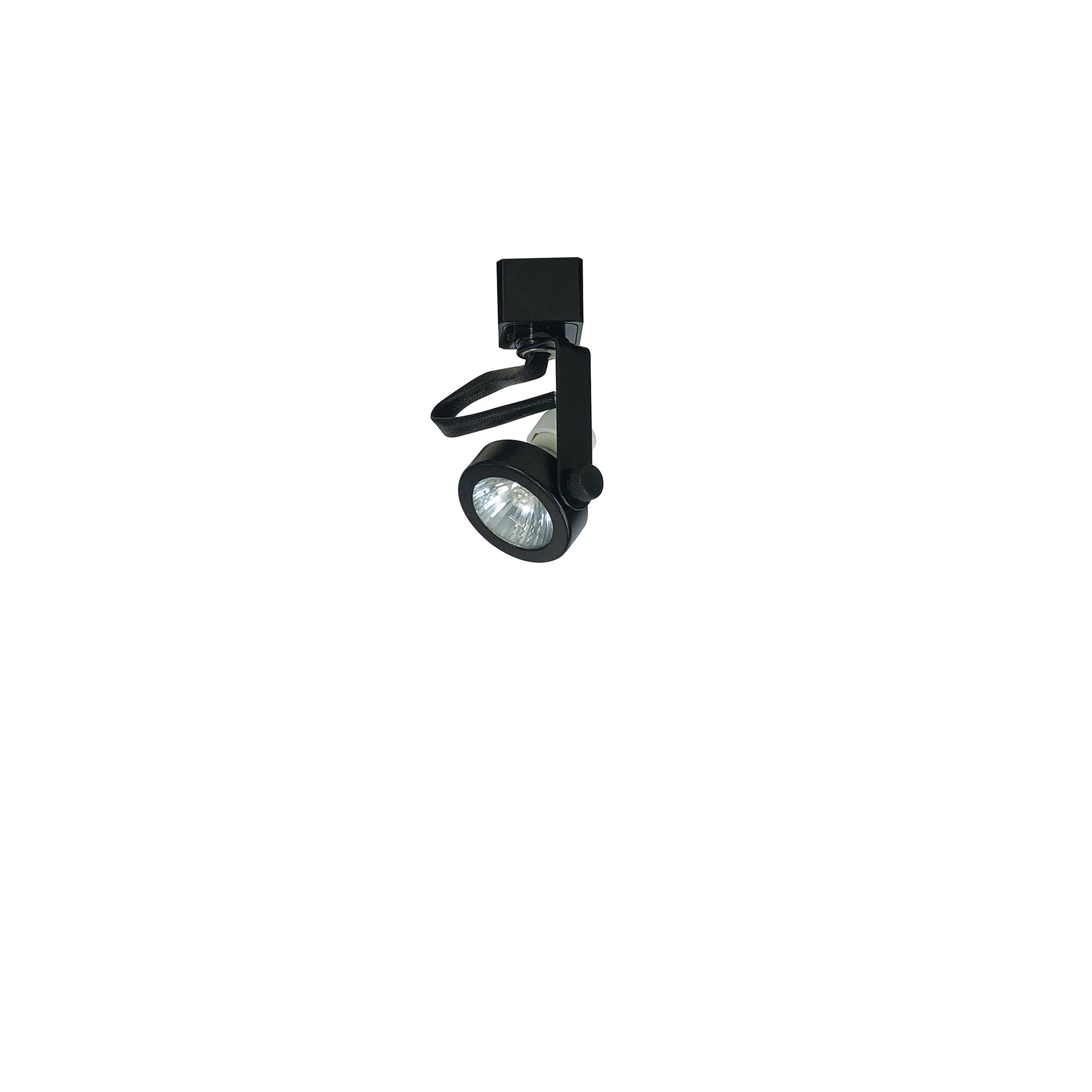 Nora Lighting NTH - 697B Gimbal Ring Track Head, Line Voltage, MR16 GU10, Black - Sonic Electric