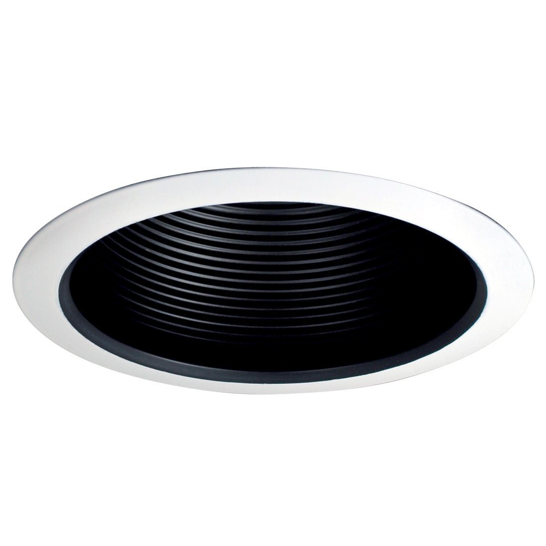 Nora Lighting NTM - 513B 5" Air - Tight Black Baffle Cone w/ White Flange - Sonic Electric