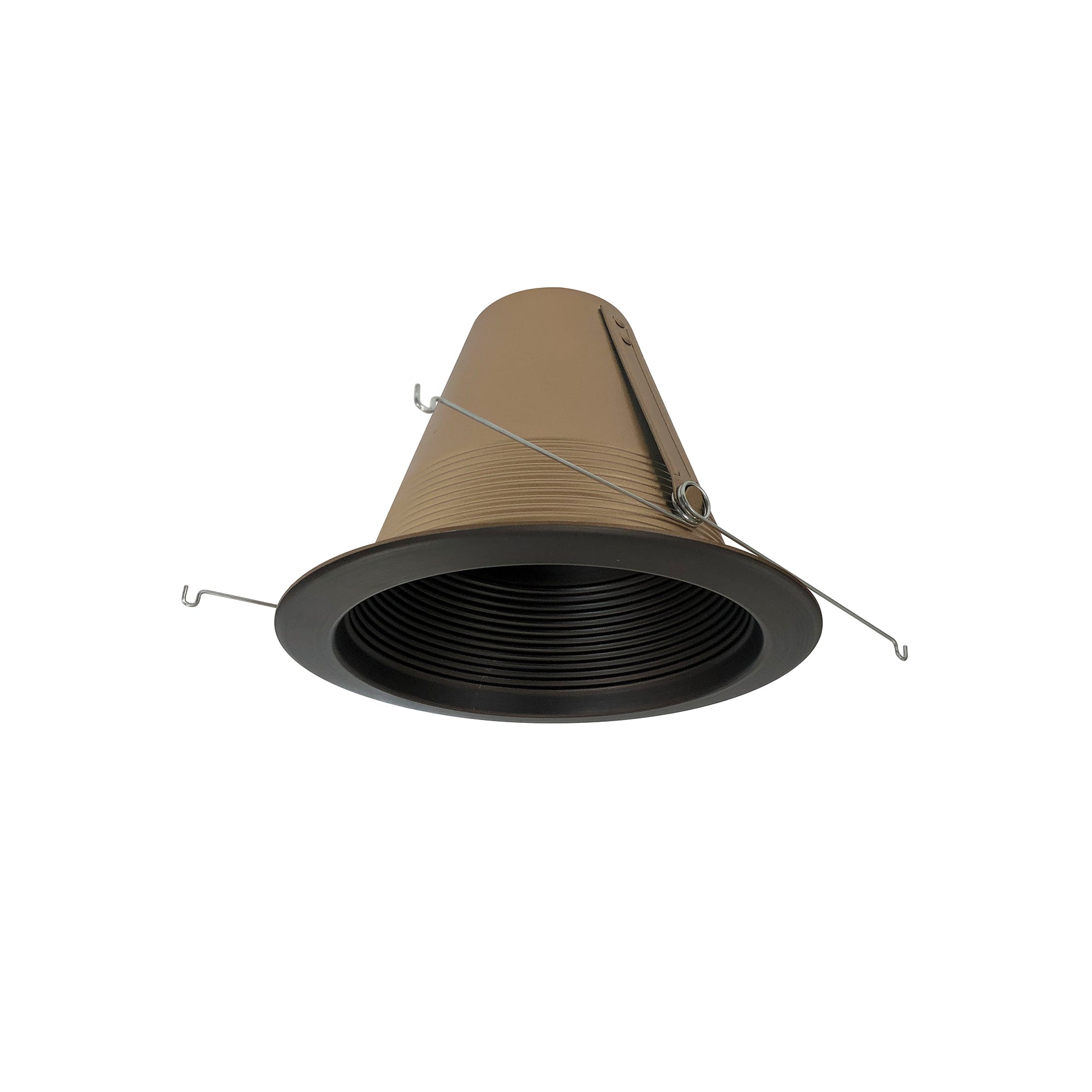 Nora Lighting NTM - 713BZ 6" Air - Tight Aluminum Baffle Cone w/ Flange, Bronze - Sonic Electric