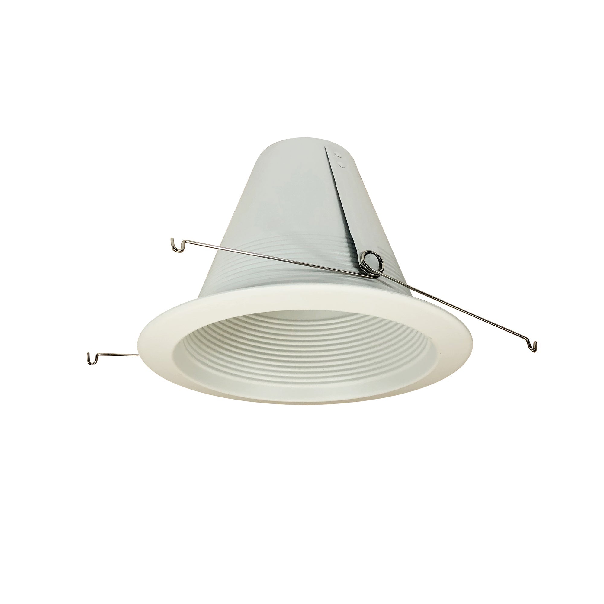 Nora Lighting NTM - 713WAL 6" Air - Tight Aluminum Baffle Cone w/ Flange, White - Sonic Electric
