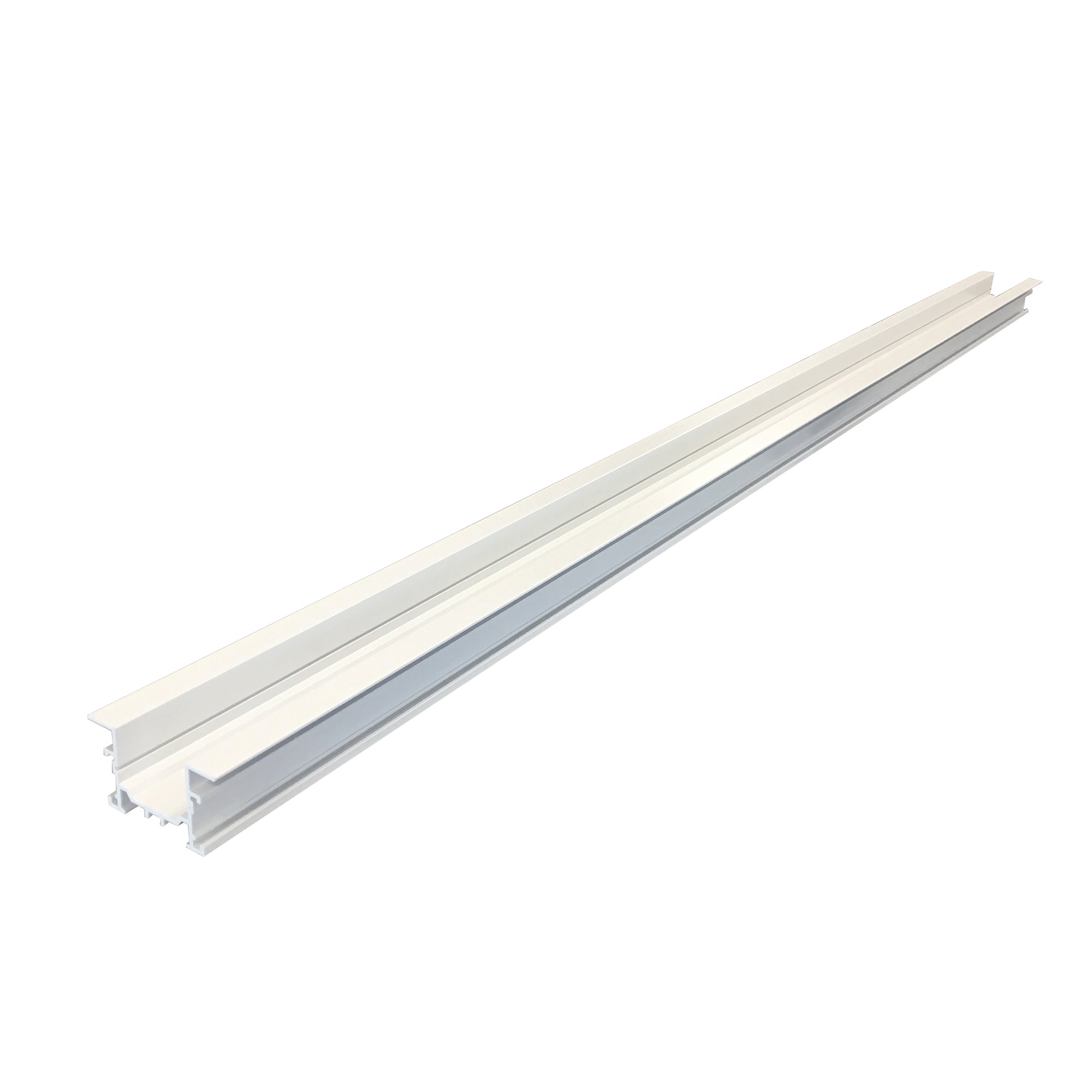Nora Lighting NTRT - 8WA 8' Recessed Track Housing, White - Sonic Electric