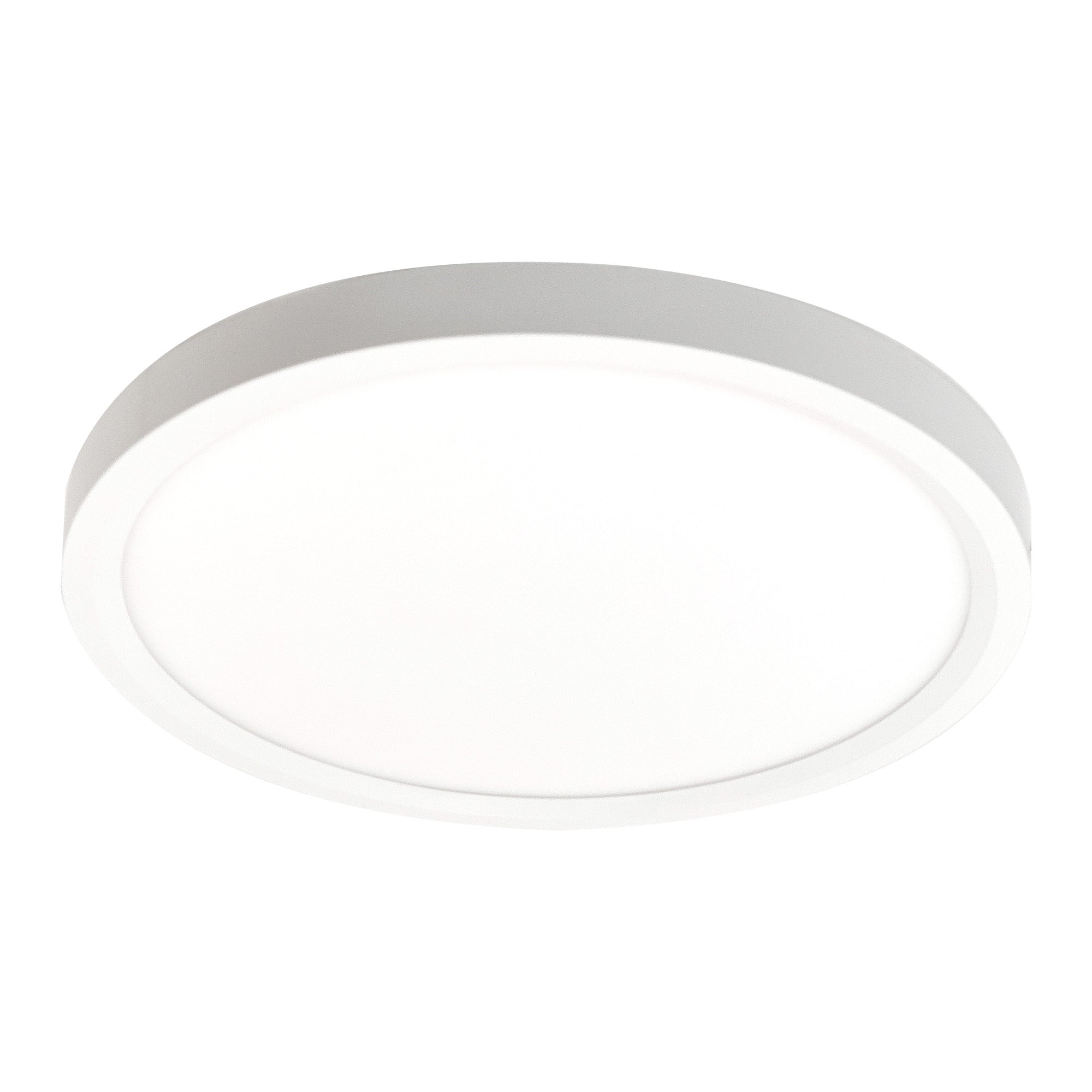 Nora Lighting NWELO - 11R35WLE4 11" wELO LED Surface Mount, 1588lm / 15W, 3500K, 80+ CRI, 120 - 277V; 0 - 10V, White - Sonic Electric