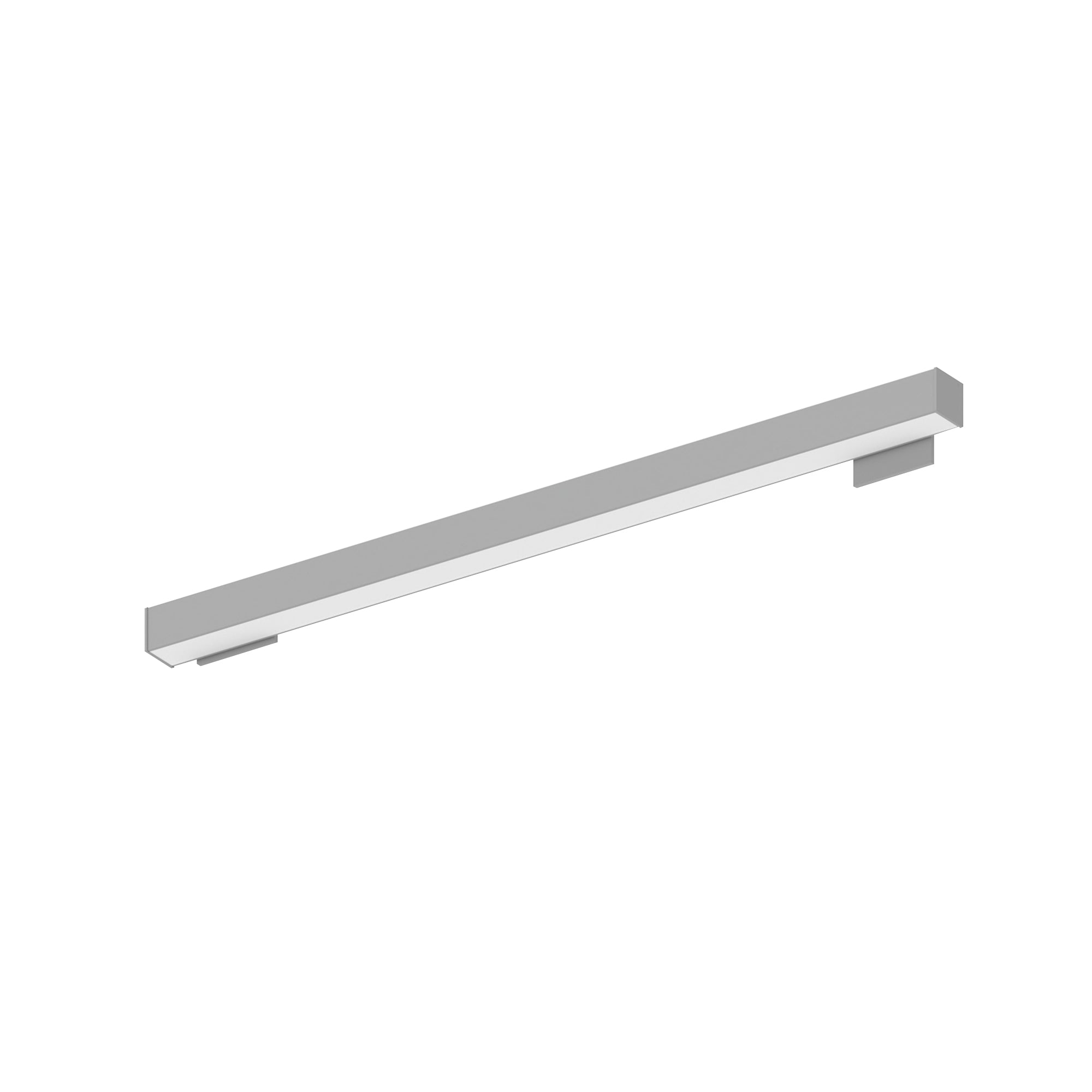 Nora Lighting NWLIN - 41040A/L2P - R4 4' L - Line LED Wall Mount Linear, 4200lm / 4000K, 2"x4" Left Plate & 4"x4" Right Plate, Left Power Feed, Aluminum Finish - Sonic Electric