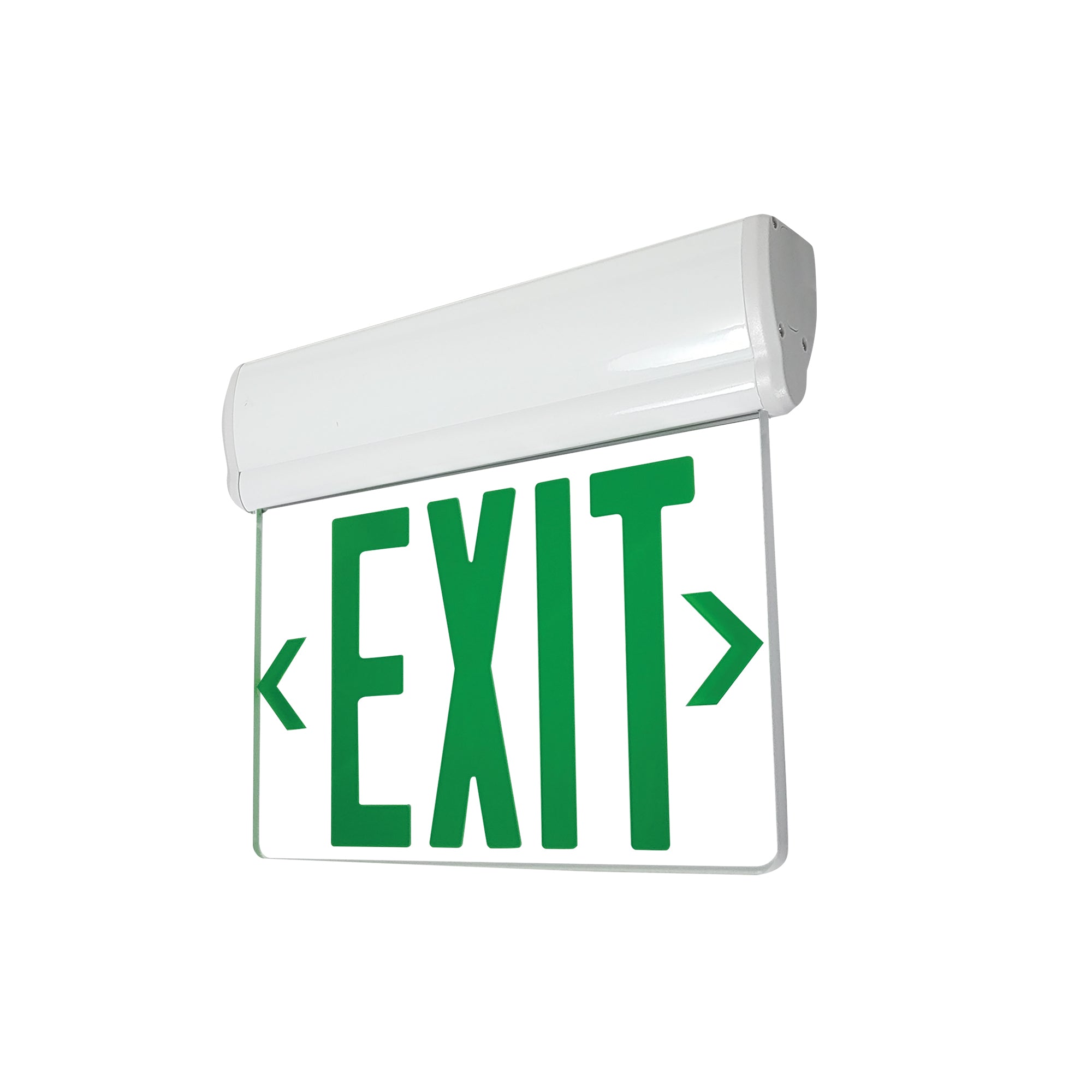 Nora Lighting NX - 811 - LEDGCW EXIT ADJ 2C 1F GRN/CLR WHITE - Sonic Electric
