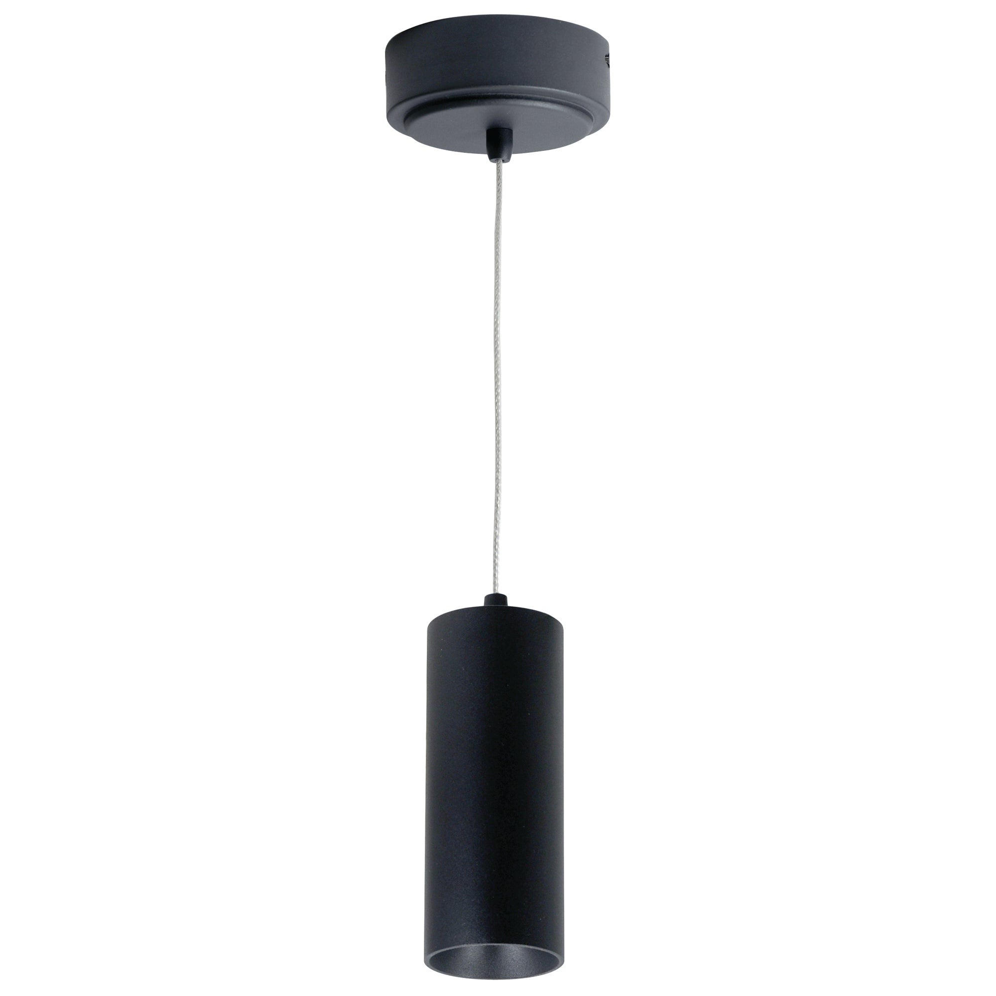 Nora Lighting NYLM - 2C40XBBLE4A 2" iLENE Cable Mount Mini Cylinder, 1000lm, 15W, 4000K, Black, 120V Triac/ELV/0 - 10V & 277V 0 - 10V Dimming - Sonic Electric