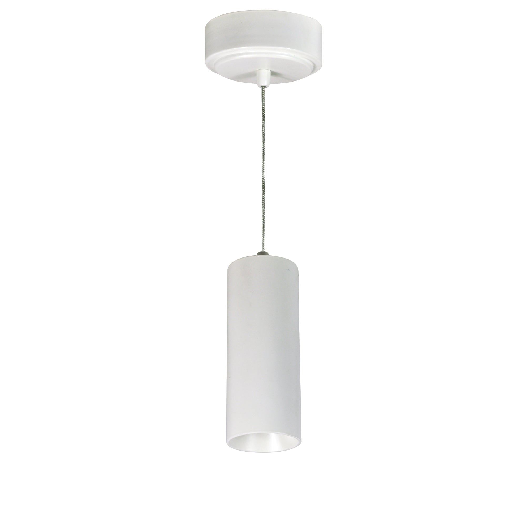 Nora Lighting NYLM - 2CCDXWWLE4A 2" iLENE Cable Mount Mini Cylinder, 725lm, 15W, Comfort Dim, White, 120V Triac/ELV/0 - 10V & 277V 0 - 10V Dimming - Sonic Electric