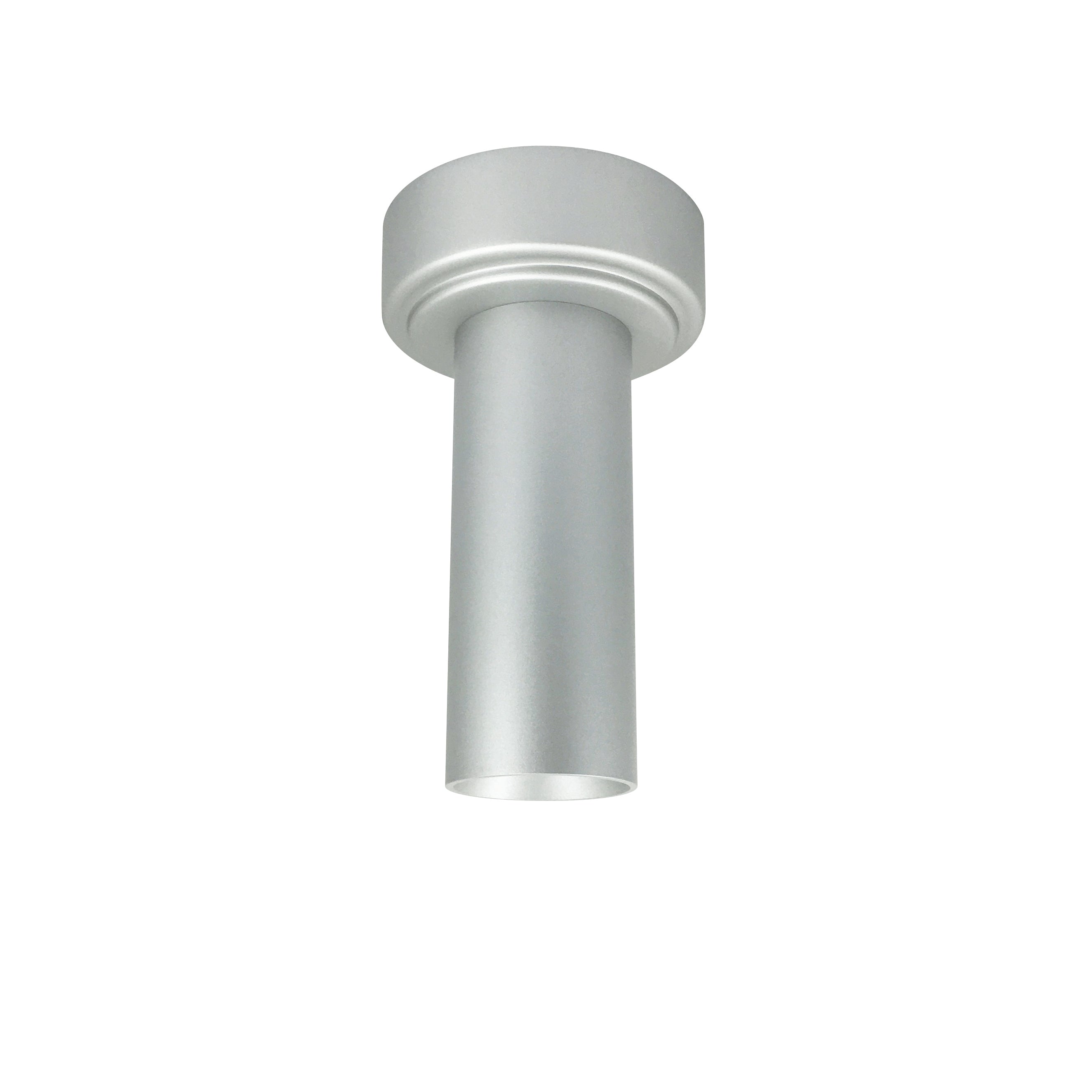 Nora Lighting NYLM - 2SC27XSSLE4A 2" iLENE Surface Mount Mini Cylinder, 1000lm, 15W, 2700K, Silver, 120V Triac/ELV/0 - 10V & 277V 0 - 10V Dimming - Sonic Electric