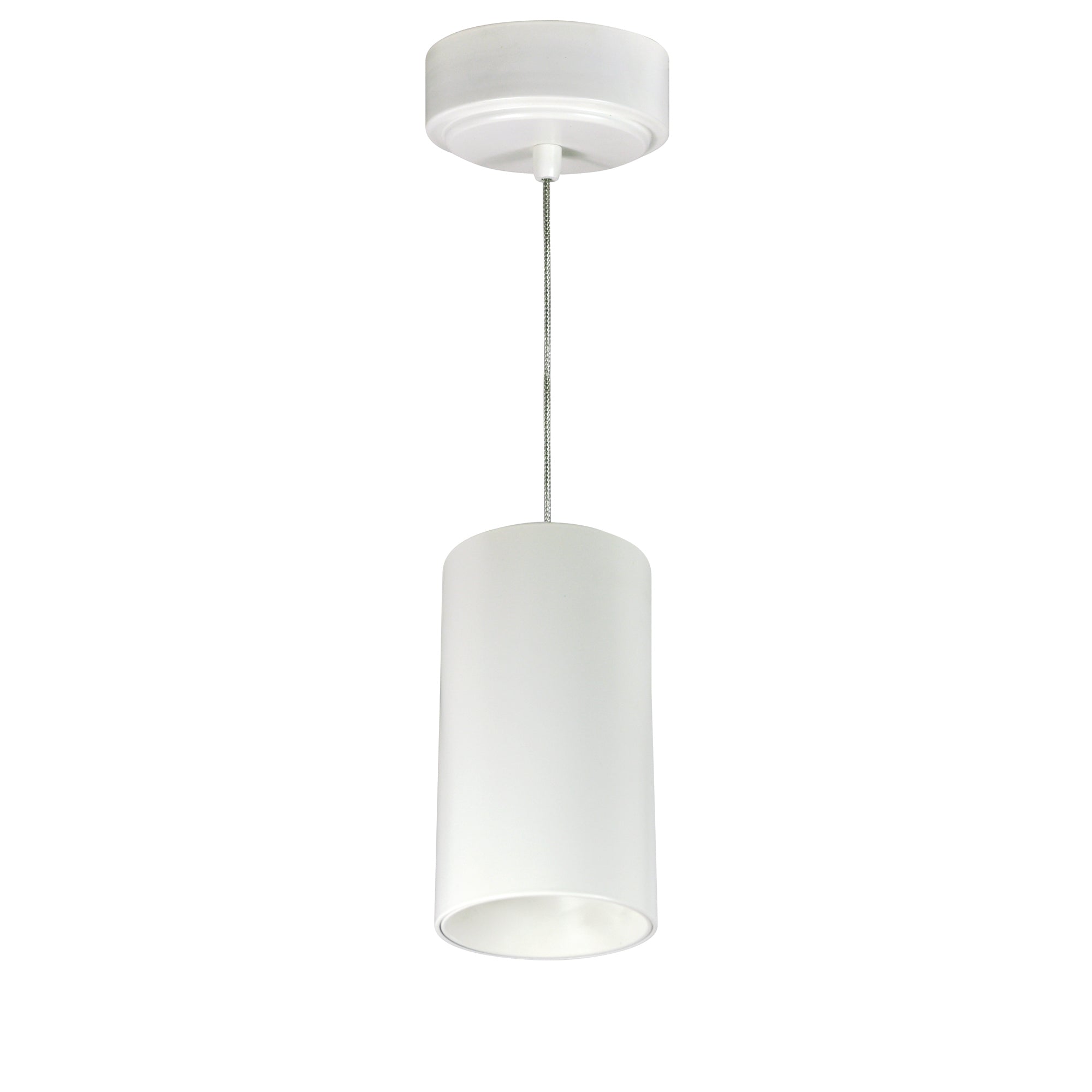 Nora Lighting NYLM - 3C35XWWLE4 3" iLENE Cable Mount Mini Cylinder, 1500lm, 30W, 3500K, White, 120V Triac/ELV/0 - 10V & 277V 0 - 10V Dimming - Sonic Electric