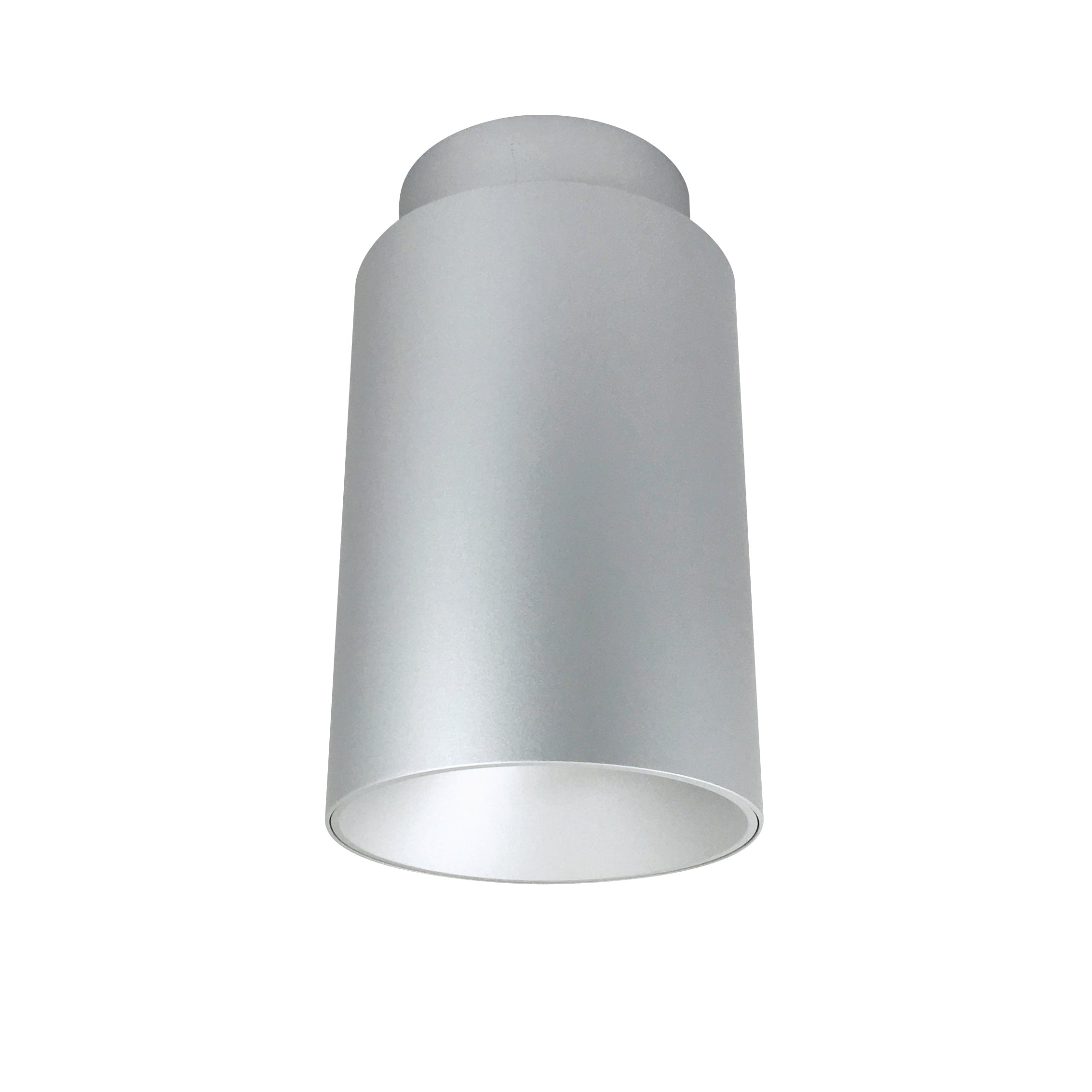 Nora Lighting NYLM - 5SC30XSSLE4 5" iLENE Surface Mount Mini Cylinder, 2000lm, 40W, 3000K, Silver, 120V Triac/ELV/0 - 10V & 277V 0 - 10V Dimming - Sonic Electric