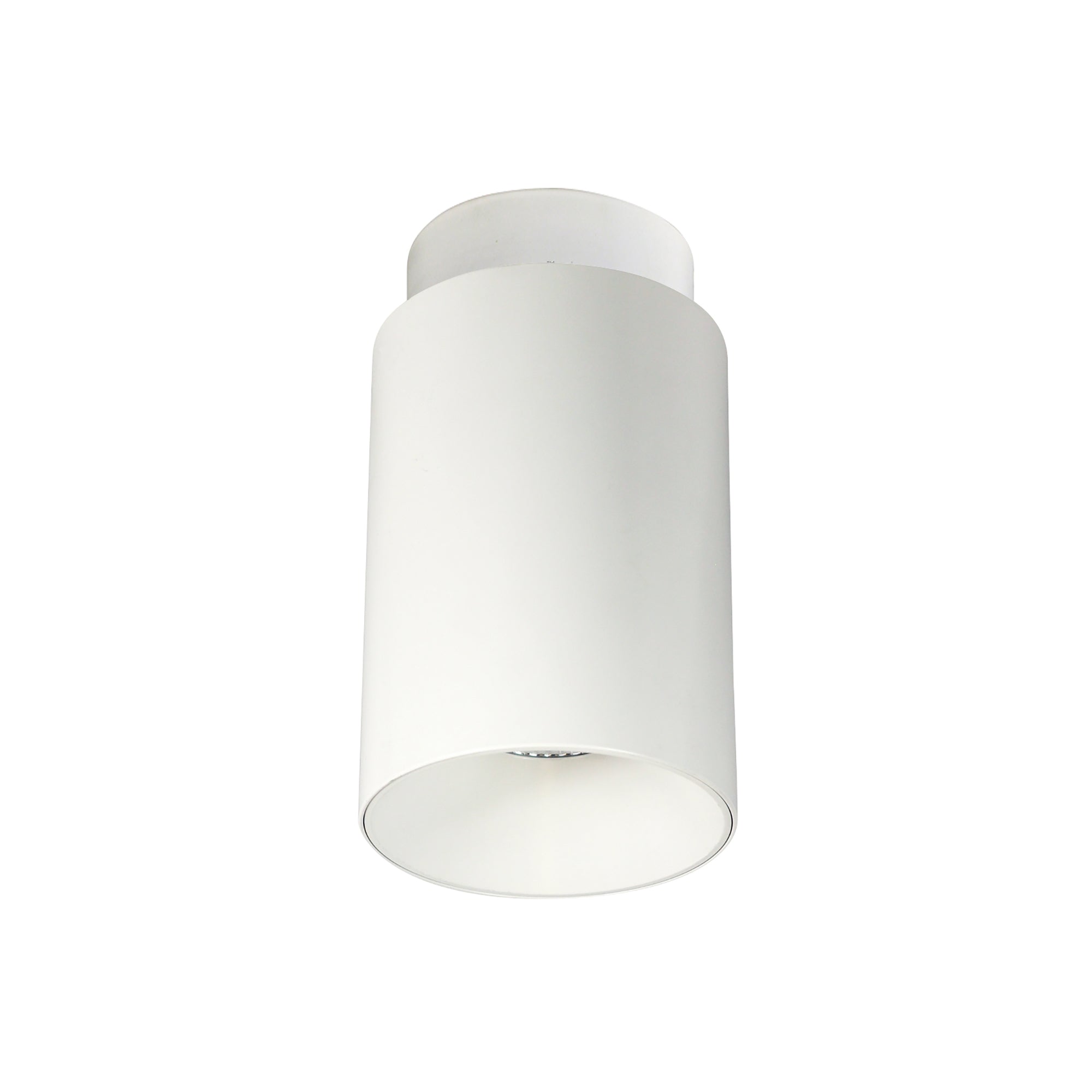 Nora Lighting NYLM - 5SC30XWWLE4 5" iLENE Surface Mount Mini Cylinder, 2000lm, 40W, 3000K, White, 120V Triac/ELV/0 - 10V & 277V 0 - 10V Dimming - Sonic Electric