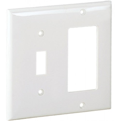 Orbit OPM126-W MIDI 2-Gang Wall Plate Switch With GFCI - White