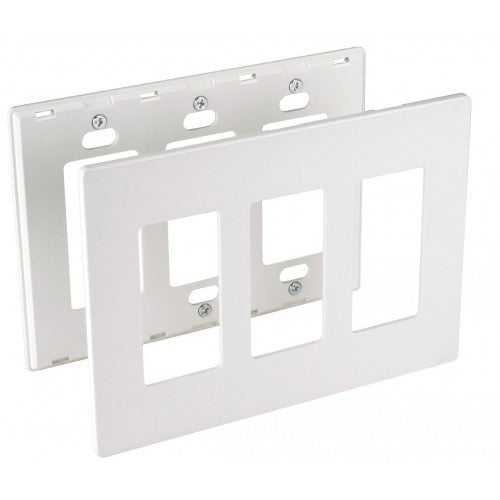 Orbit OPS263-A 3-Gang Wall Plate Switch - Almond