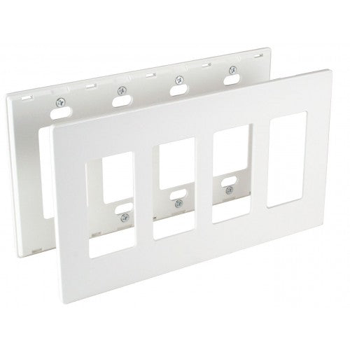 Orbit OPS264-A 4-Gang Wall Plate Switch - Almond