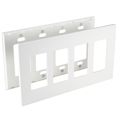 Orbit OPS264-W 4-Gang Wall Plate Switch - White