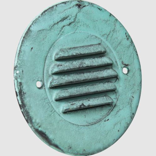 Orbit 7121C - AG Step Light Face Plate - Aged Green - Sonic Electric