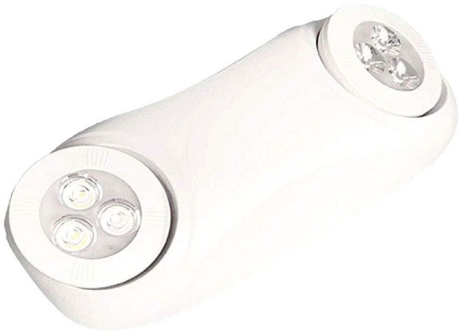 Orbit EL2TLM - W - SDT Micro Two - head Ho Led Adj Em. Light, White Hsg, Slf Diag Tst - Sonic Electric