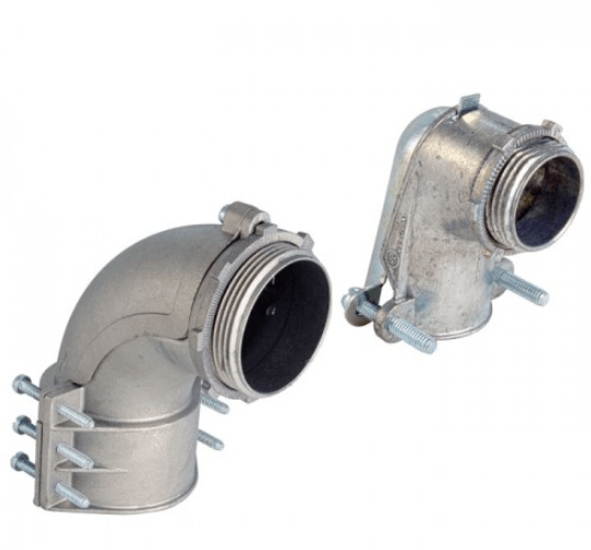 Orbit OF6465 Zinc 90d Angle Flex Squeeze Conn. 1 - 1/2 - Sonic Electric